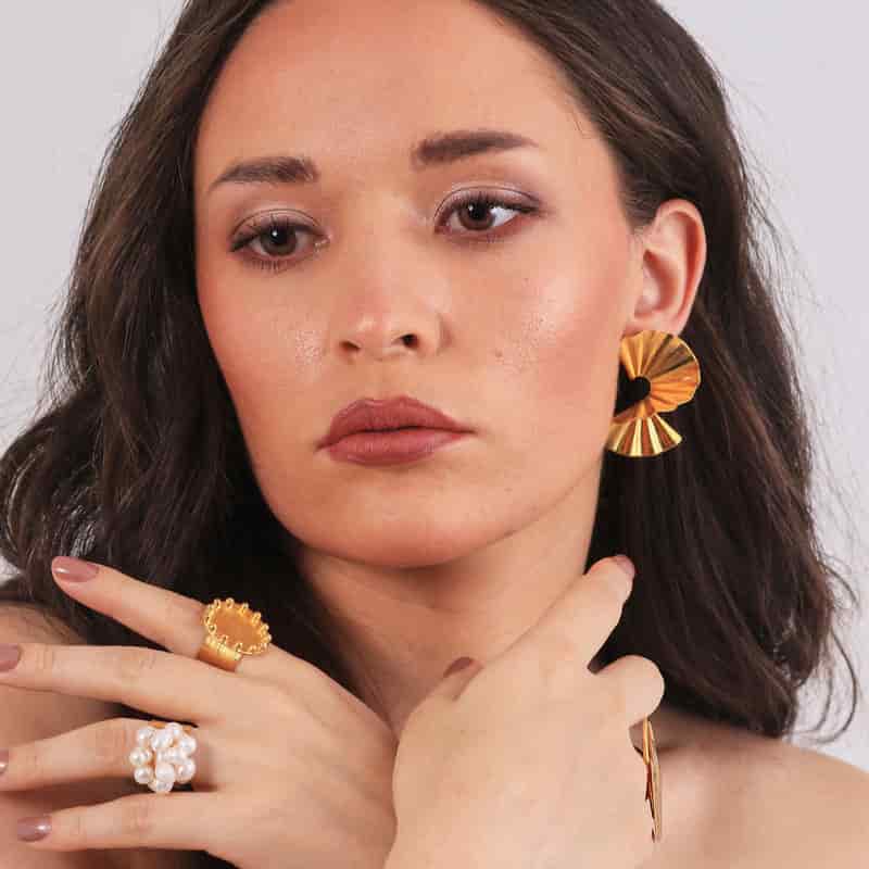 Spiral sol Earrings - miniatura 5