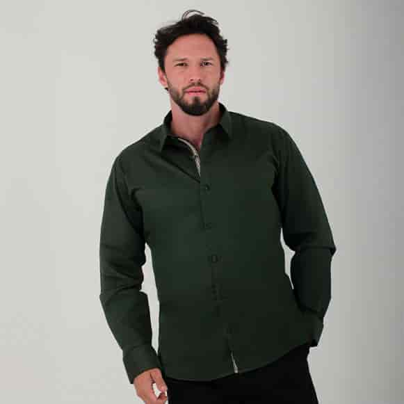 CAMISA ML 100% ALGODON HOMBRE - miniatura 2