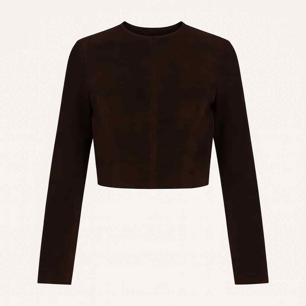 ZIAN SUEDE TOP - miniatura 1
