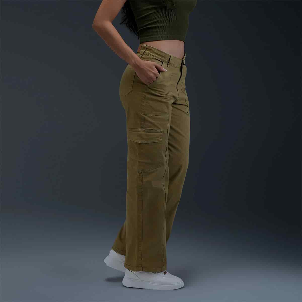 Jeans Beige Mujer - miniatura 3