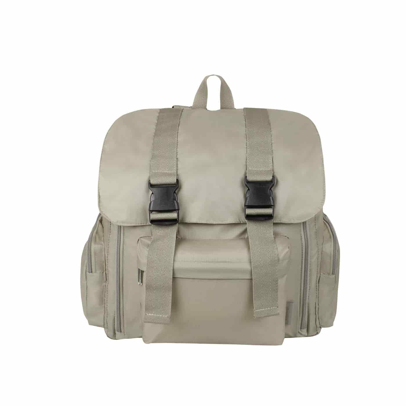Morral Mochilero Pequeno Citybags Beige - miniatura 3
