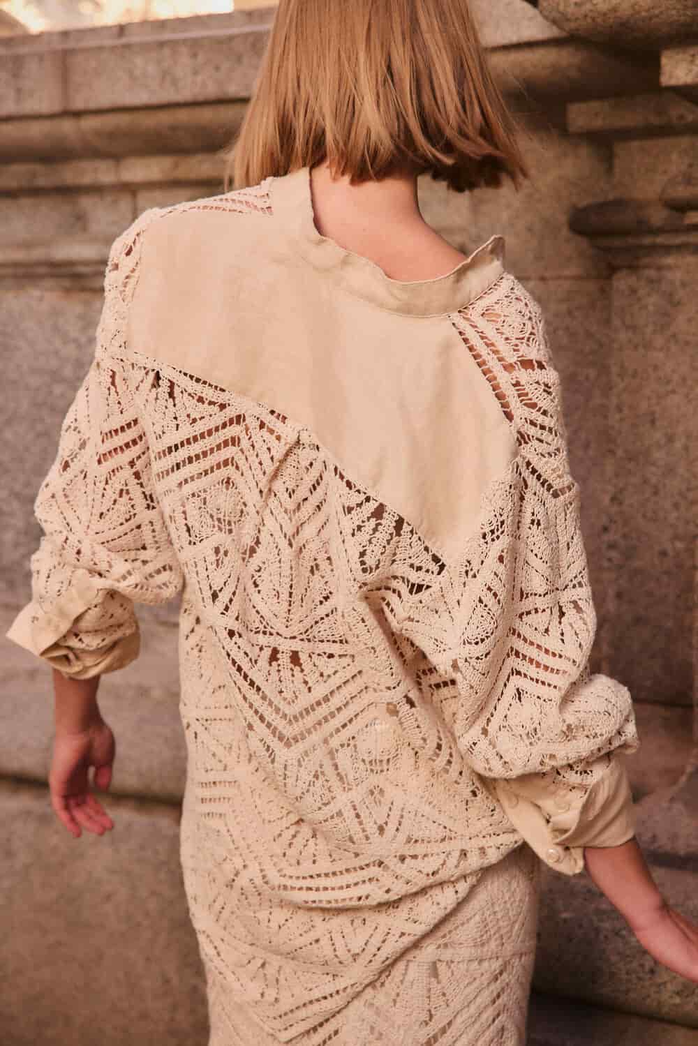 Camisa Gardenia Crema - miniatura 3