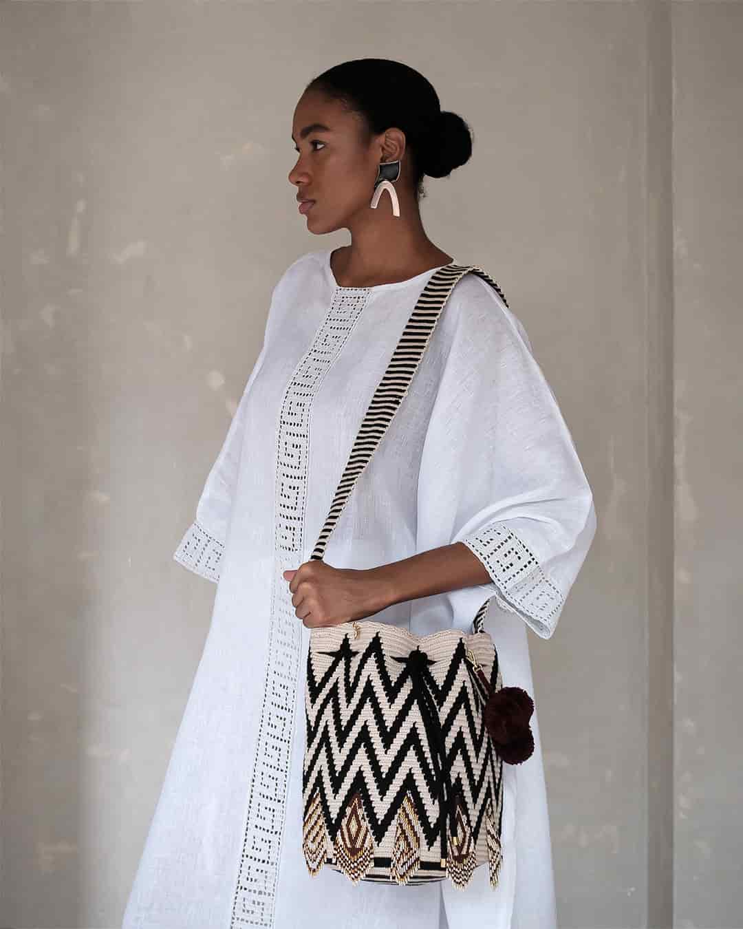Mochila Wayuu Karmatra Rura Triangle - miniatura 2