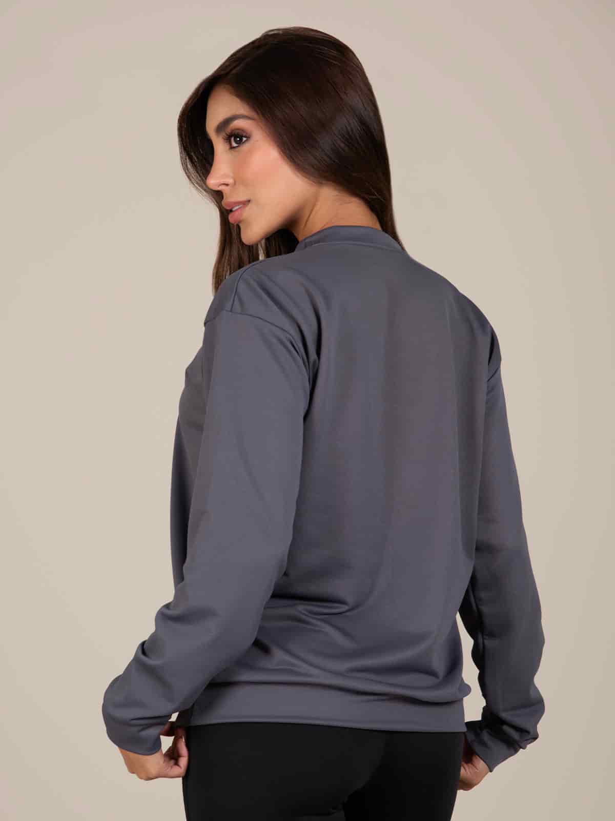 BUZO UNISEX SORONA GRIS OSCURO - miniatura 3