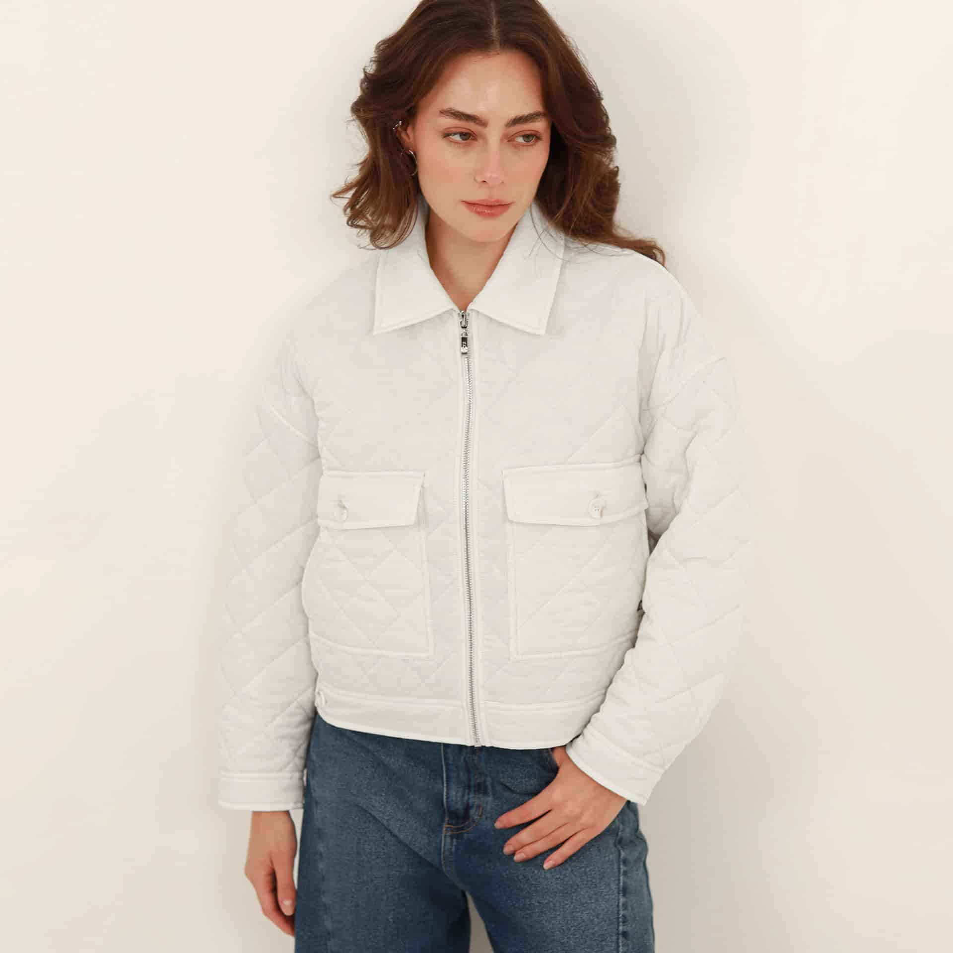 Chaqueta acolchada crop - miniatura 9