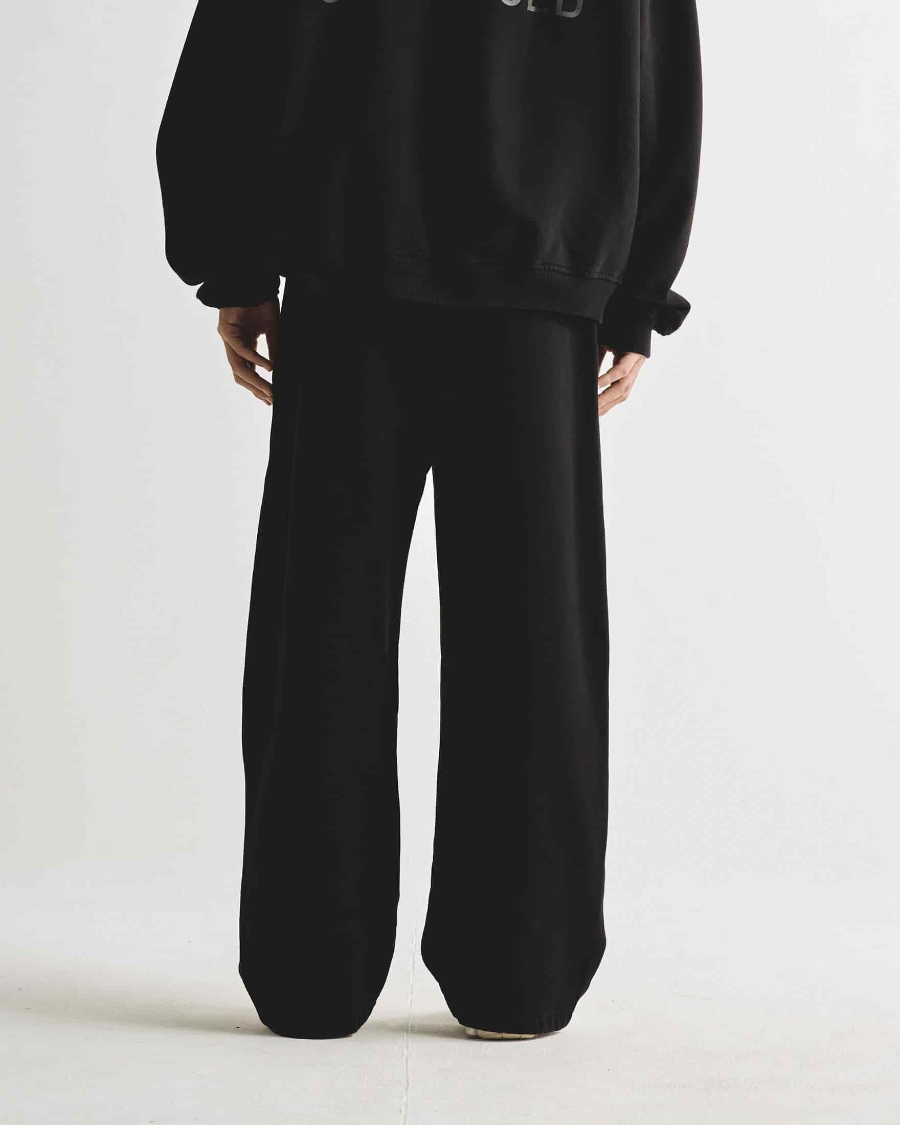 Line Logo Straightpants Black - miniatura 4