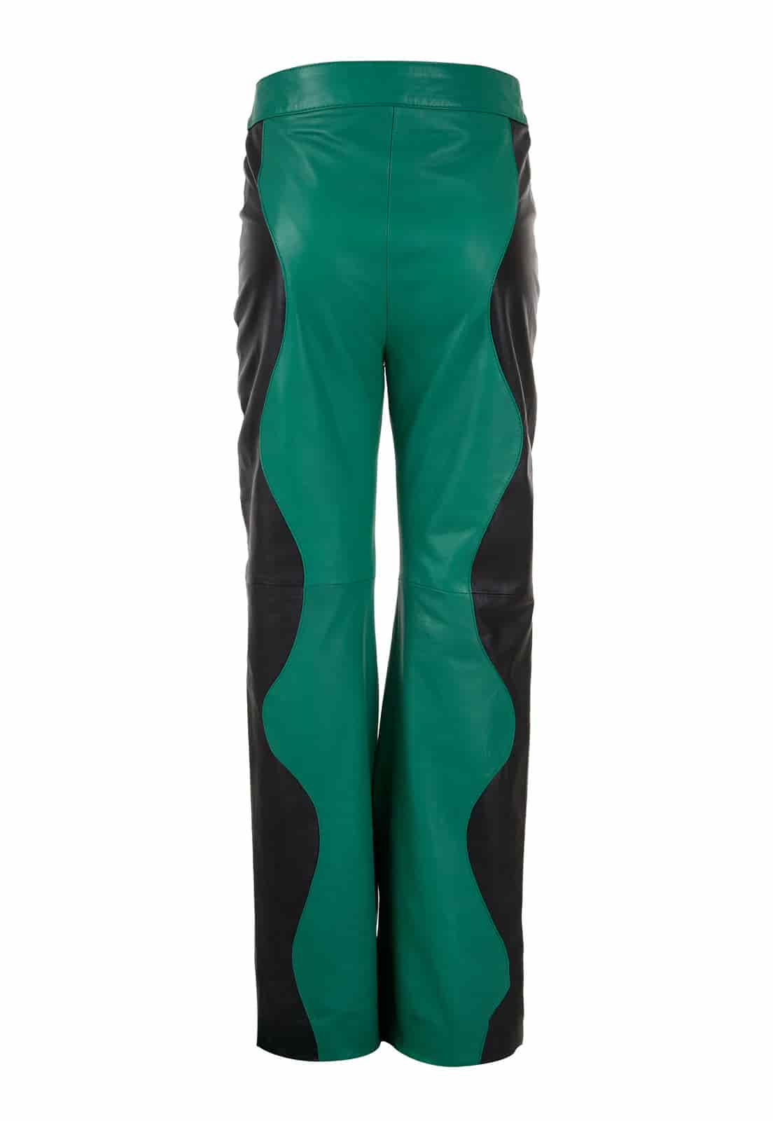 TWO-TONE LEATHER MOUNTAIN TROUSERS - miniatura 9