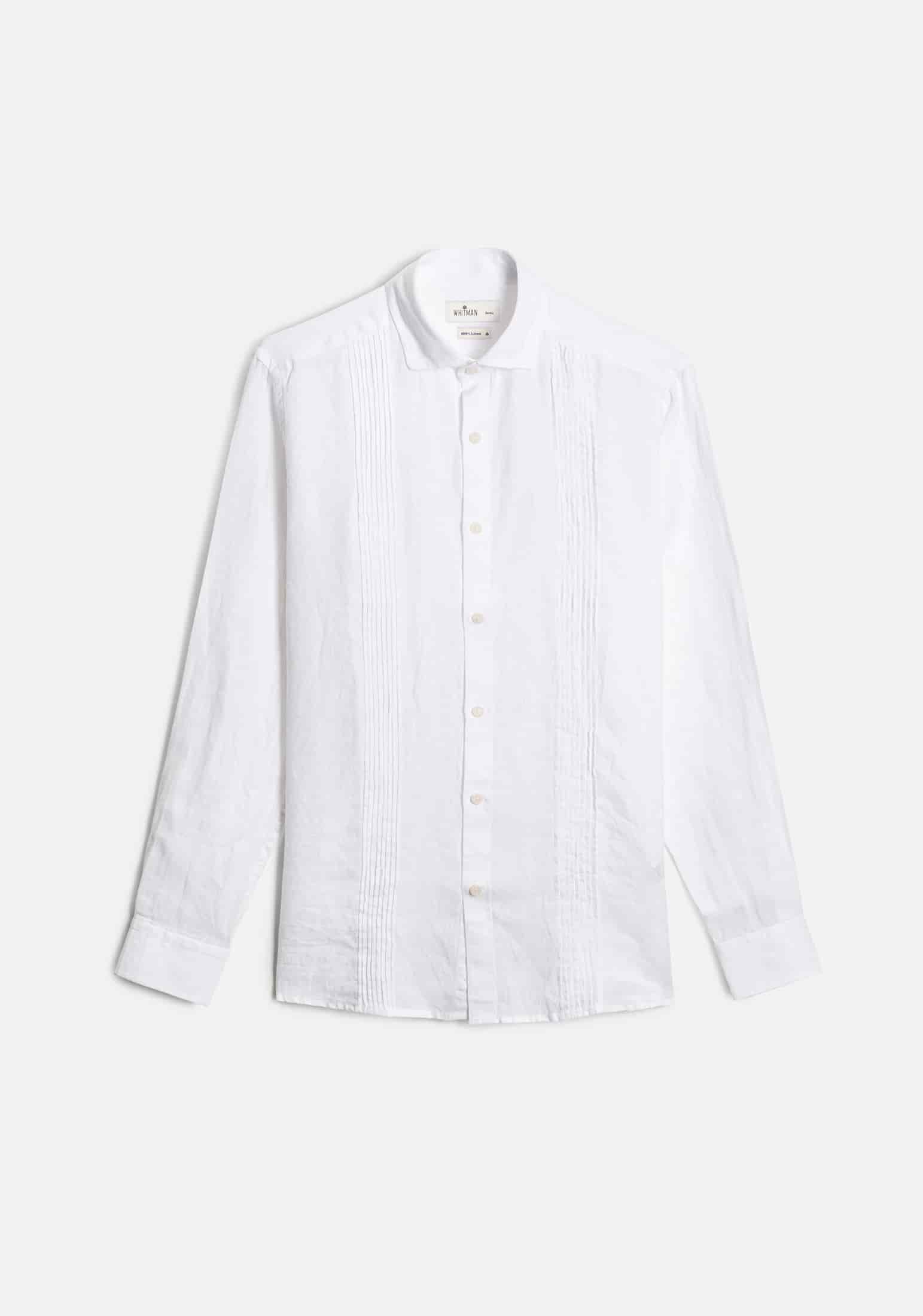 Camisa H Cachao Guayabera Blanco - miniatura 1