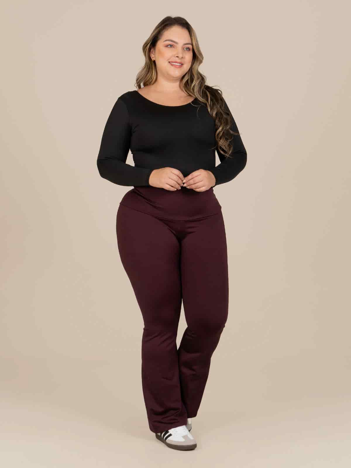 Chipre leggins talla plus vinotinto - miniatura 2