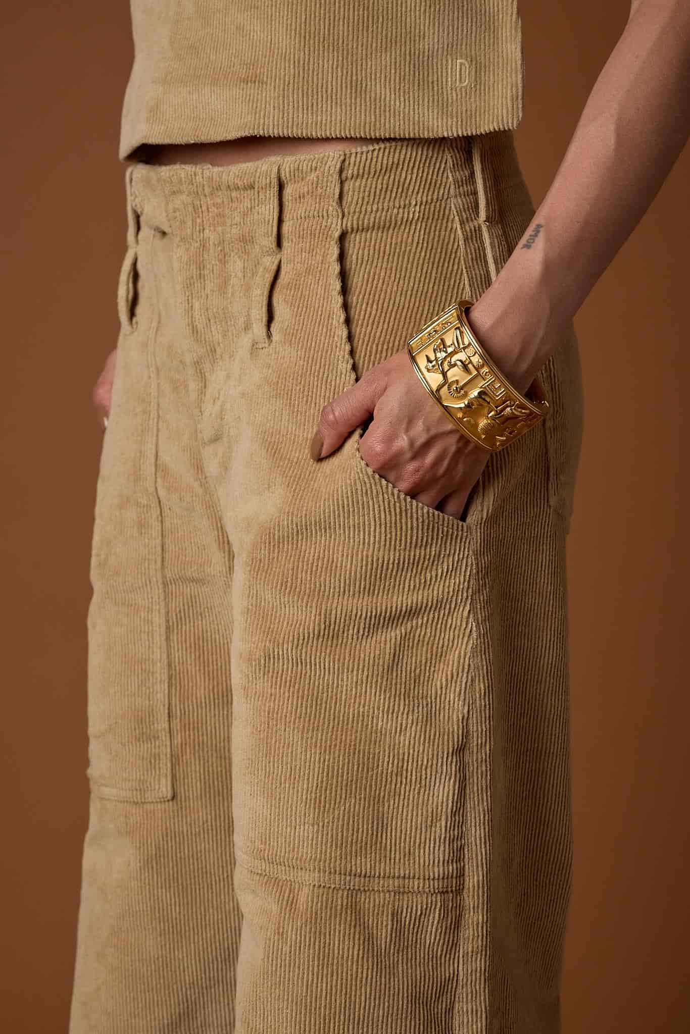 Pantalón Passo Corduroy | Camel - miniatura 3