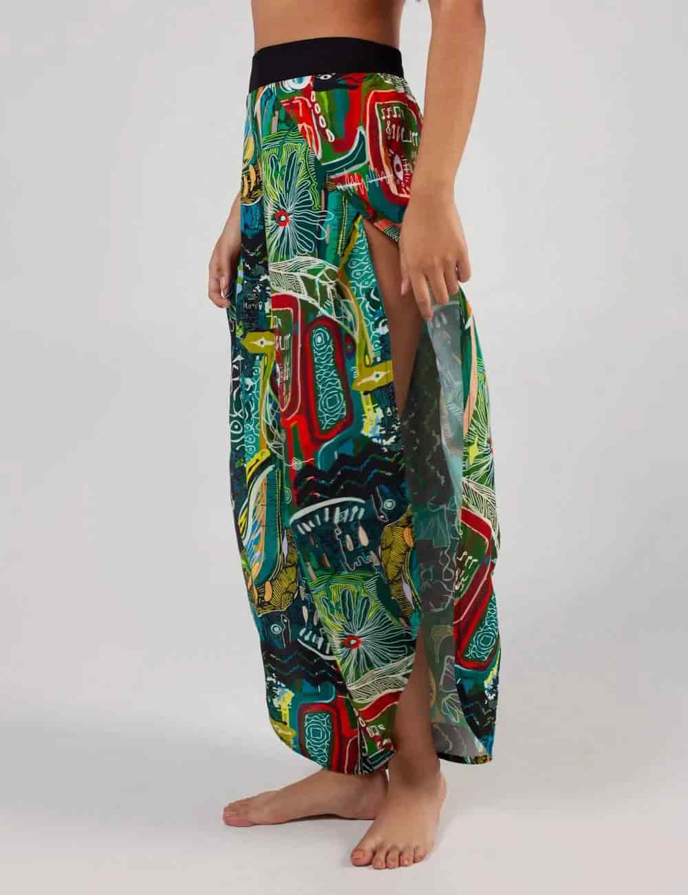 Pantalón Tulipán Yagé multicolor Mujer - miniatura 5
