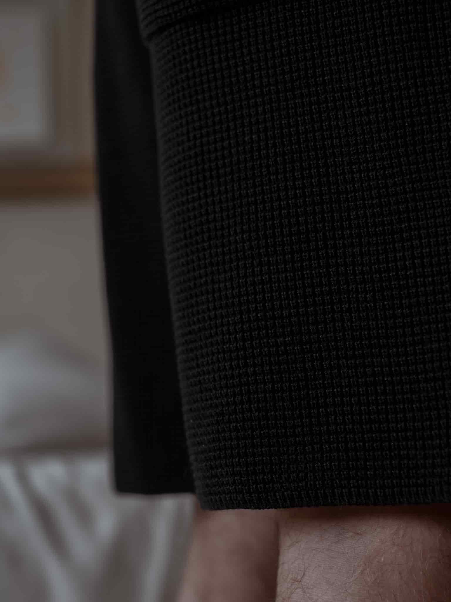 MEN KNIT SHORT - BLACK - miniatura 20