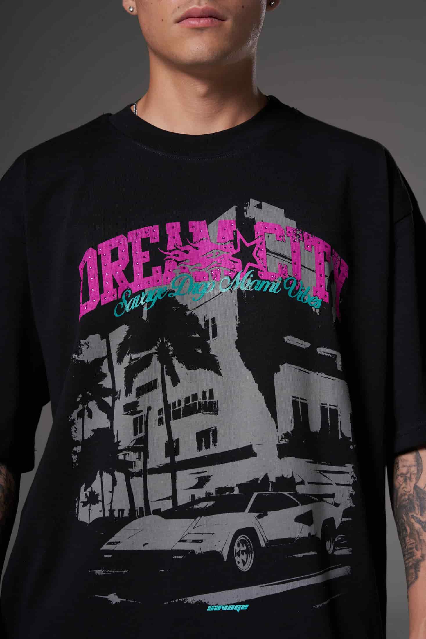 T shirt dream city rosada 250 gramos 14603 - miniatura 4