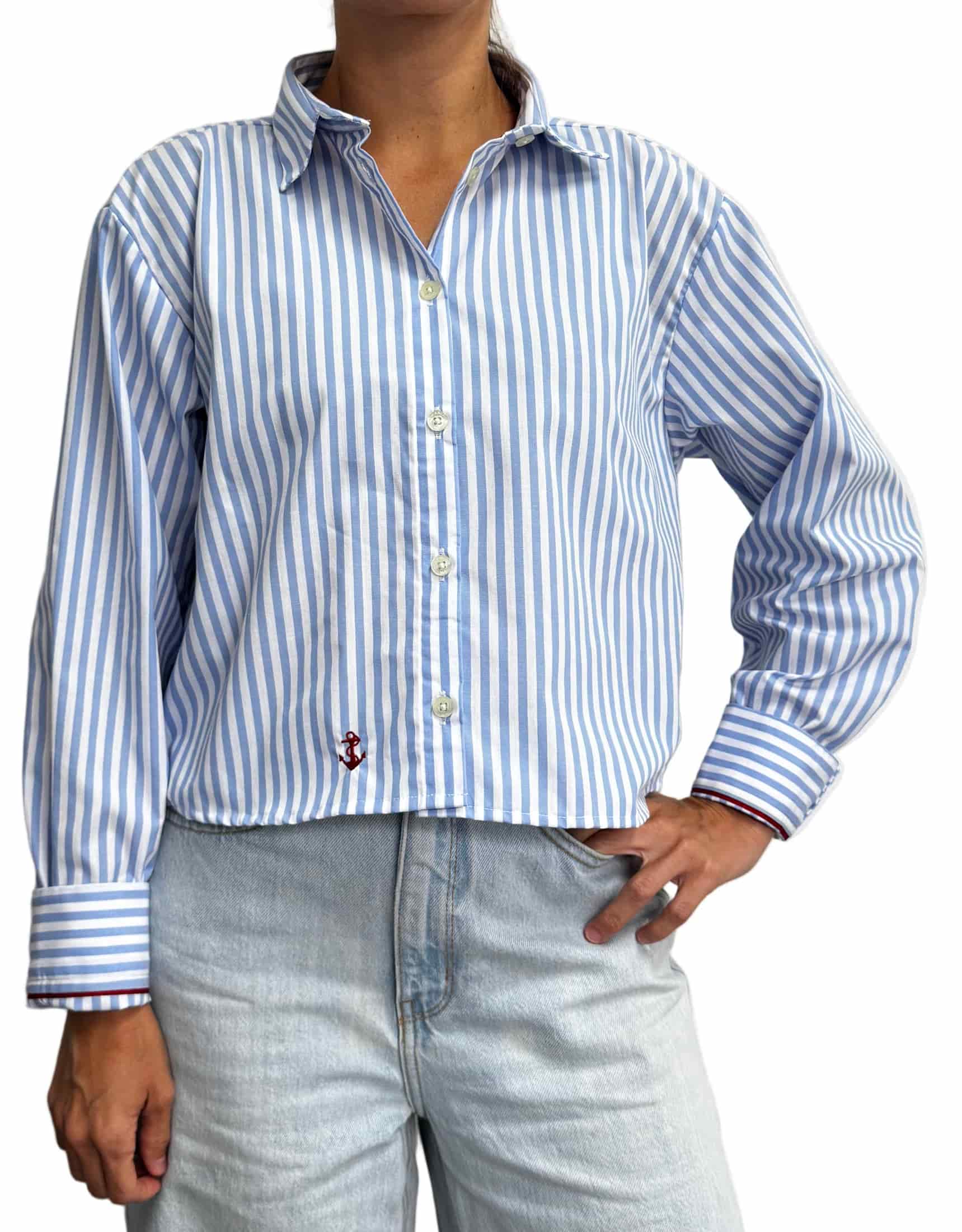 Blusa Rayas Navy - miniatura 2