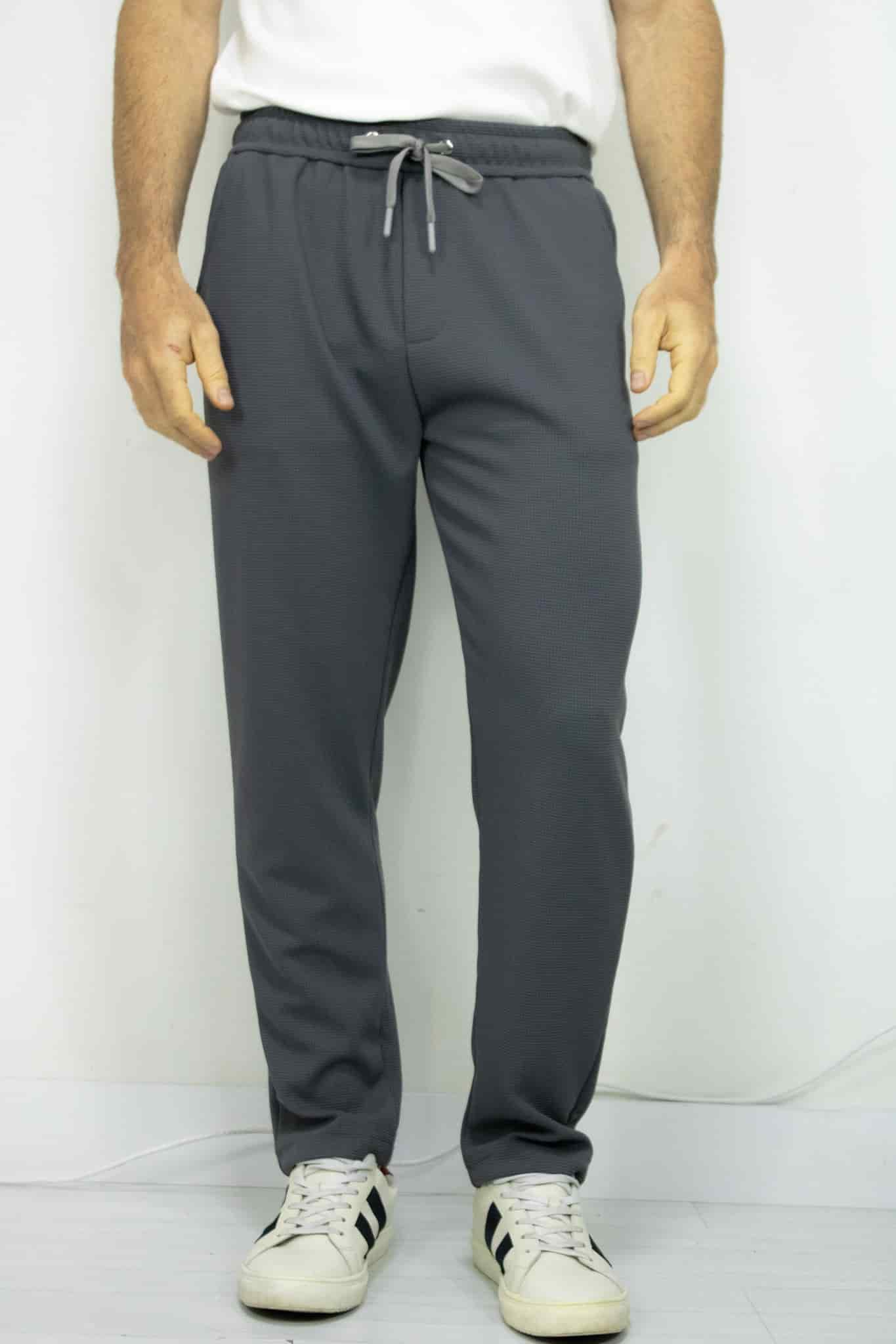 JOGGER TEXTURIZADO GRIS CLARO PARA HOMBRE - miniatura 1