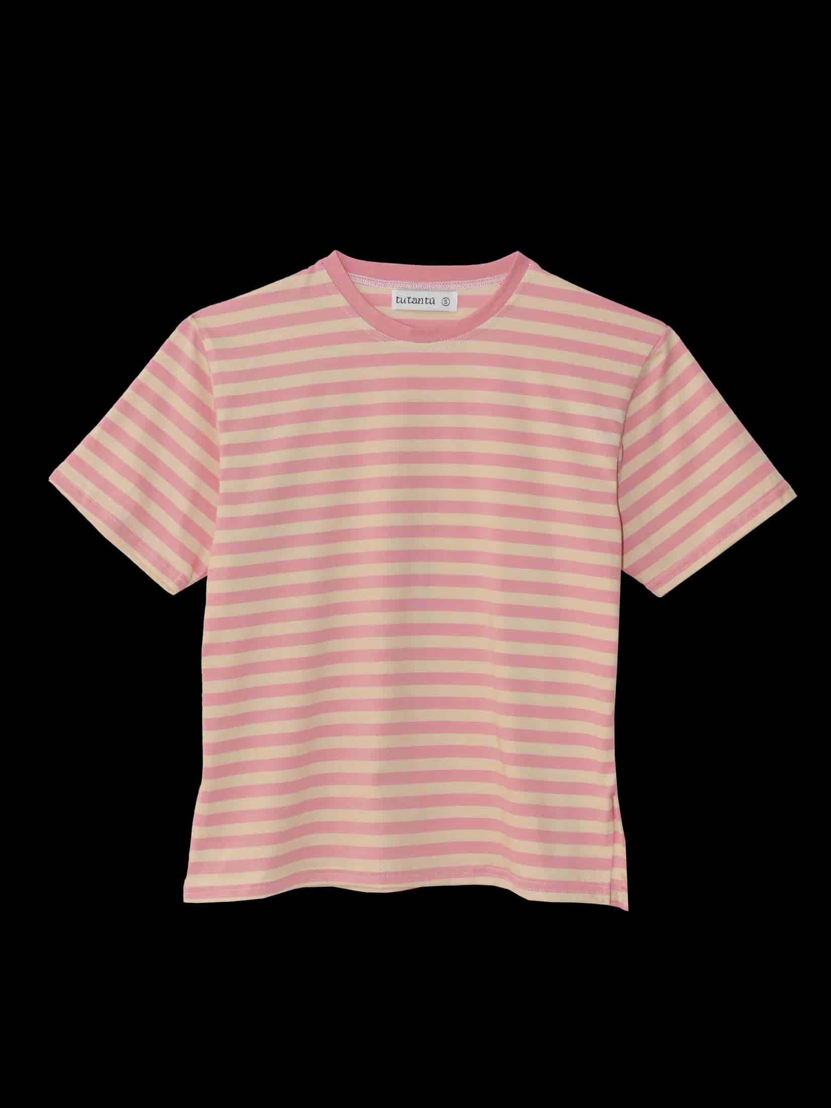 Camiseta Rayas Horizontales Rosa - miniatura 4