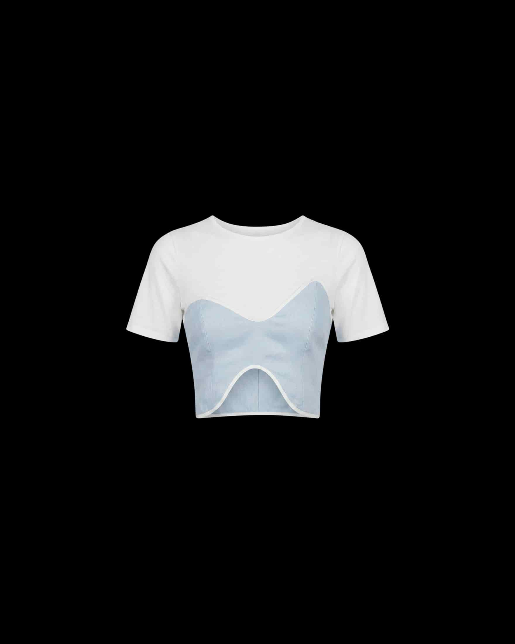 CECI TOP BABY BLUE - miniatura 1