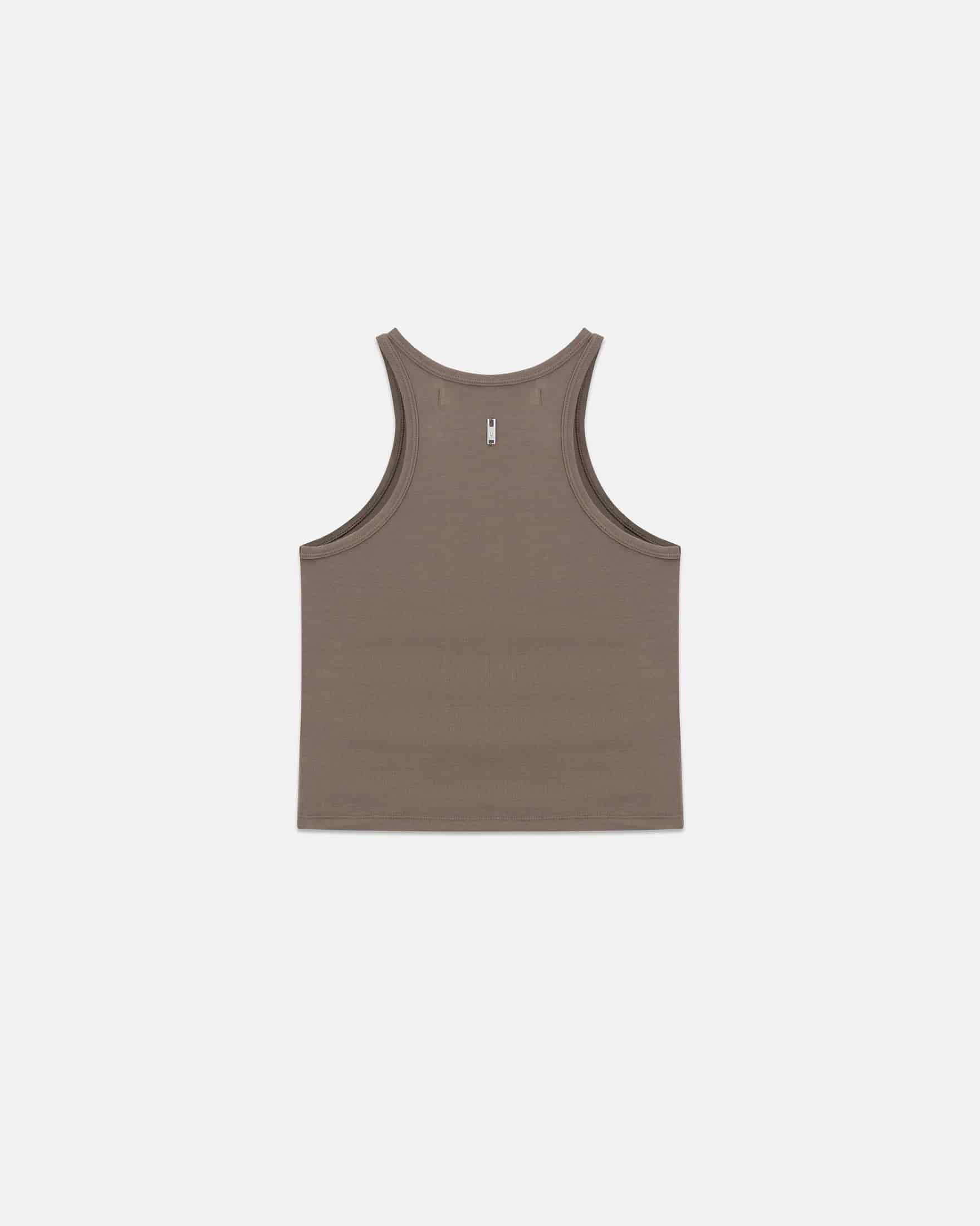 Line Basic Halter Tank Top Brown - miniatura 3