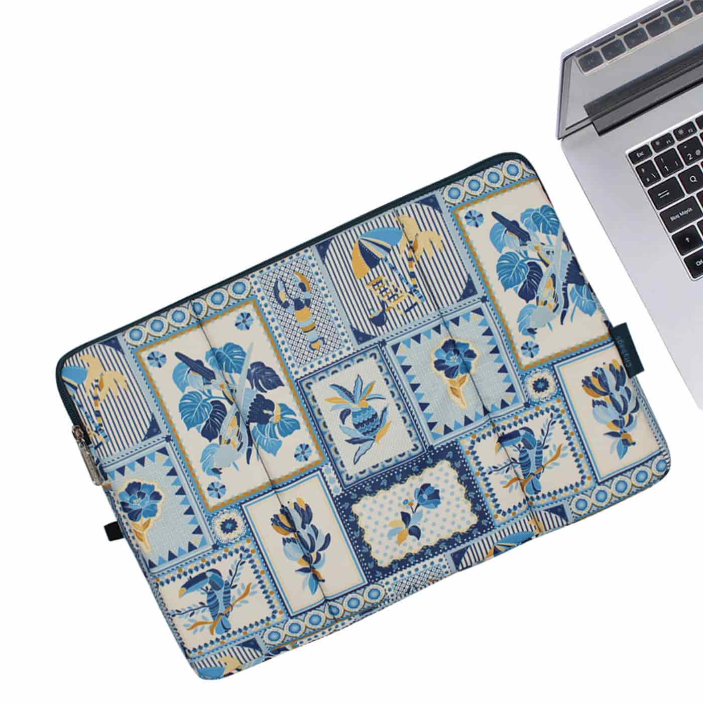 Estuche Laptop Pequeño ULTRA Estampado Tropic  Citybags 33x23x2 - miniatura 3