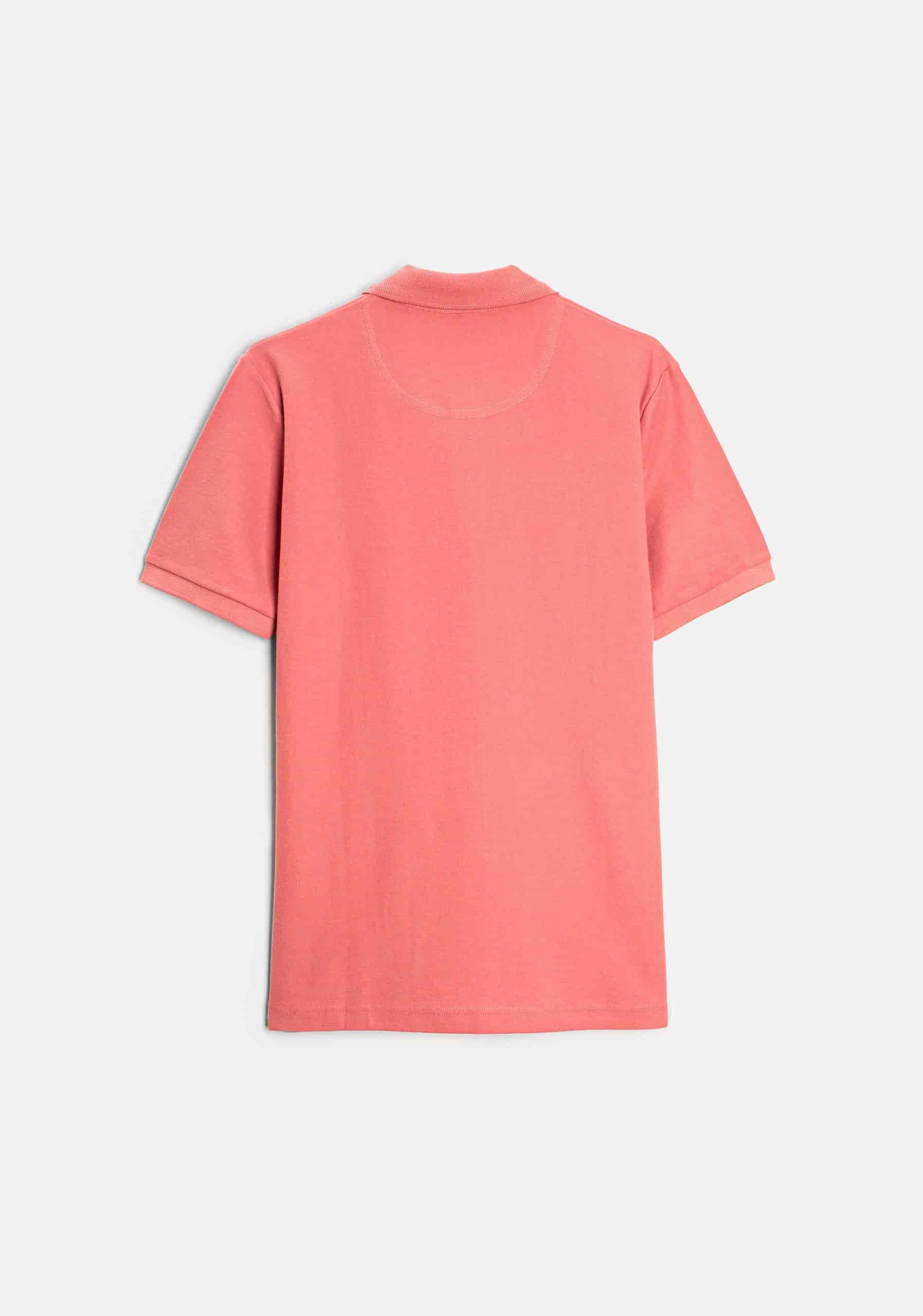 Camiseta Polo H Unicolor L-Atn Palo de Rosa - miniatura 3
