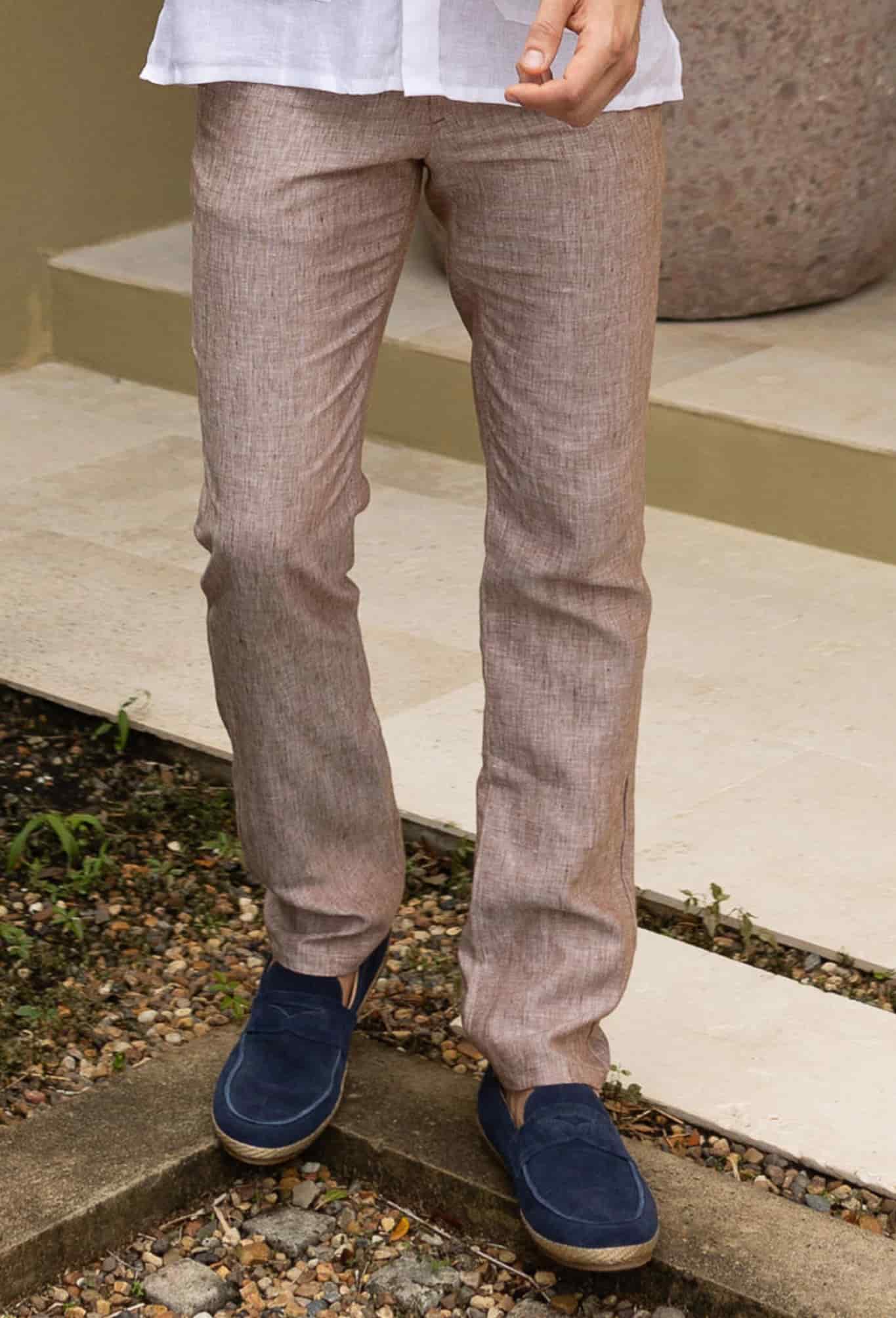 Pantalón 100% Lino Jaspe - European Flax - miniatura 1