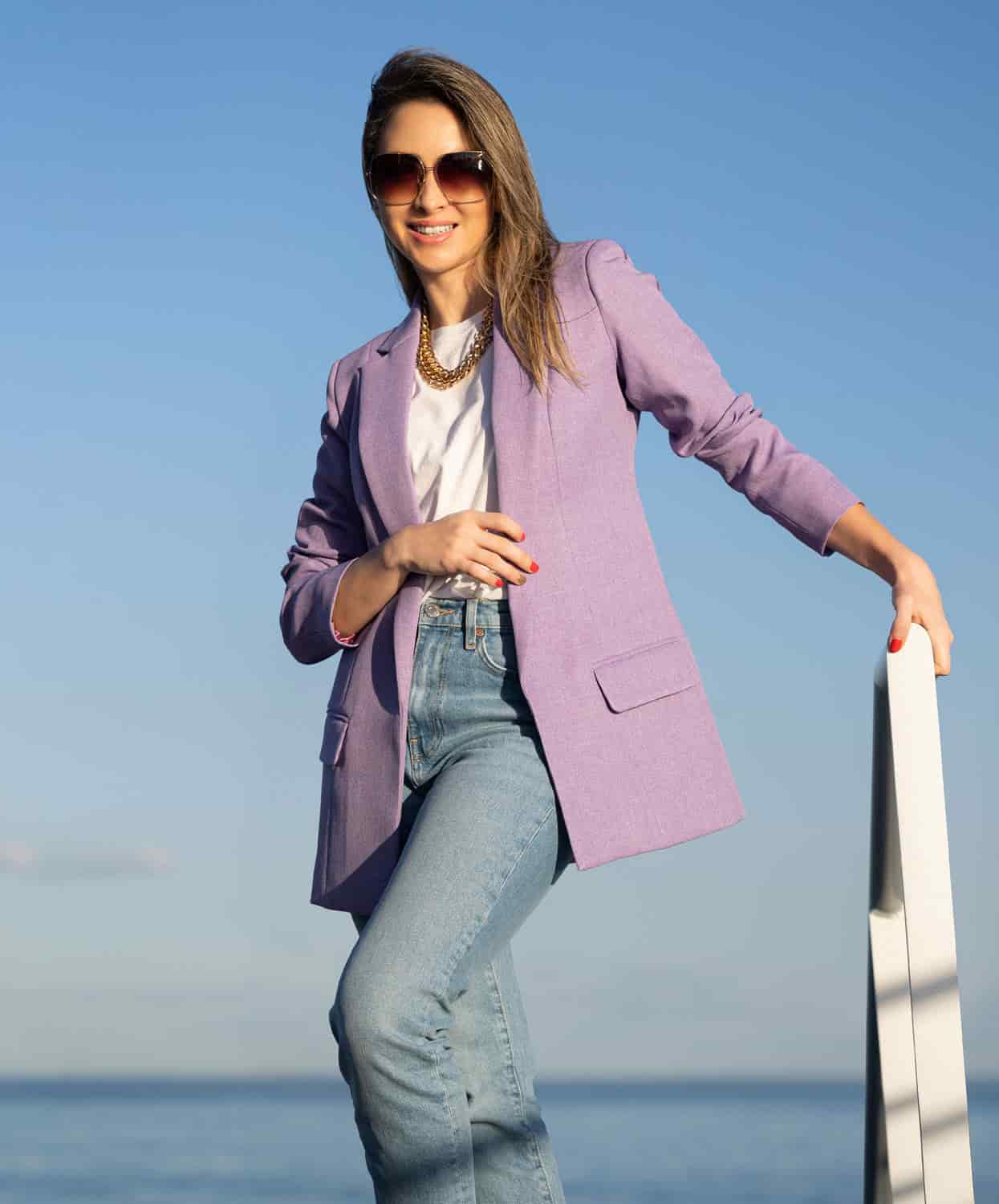 Blazer Lila Tokio - miniatura 1