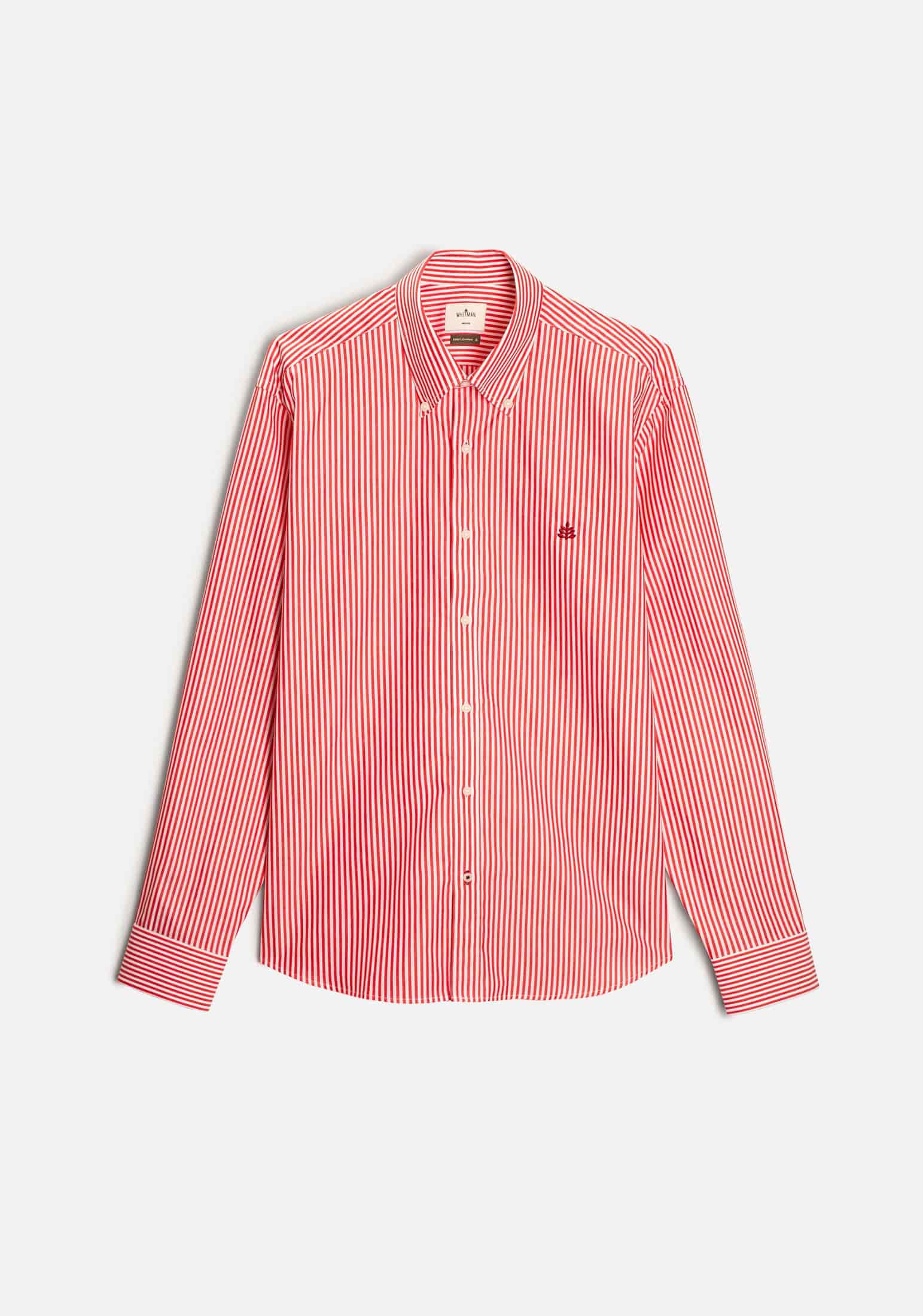 Camisa H CBD Rayas Med L-Vin Cereza - miniatura 1
