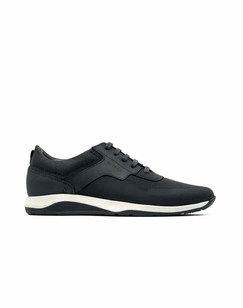 Zapato deportivo de cuero liso para hombre REF AWAR01 - miniatura 1