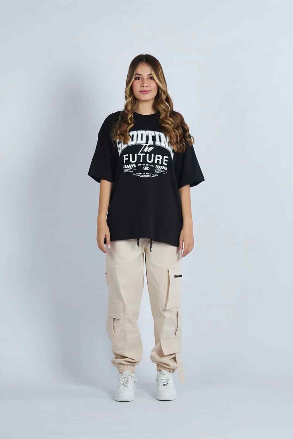 Camiseta oversize estampado Good Time Negro | DROP 03 | - miniatura 3