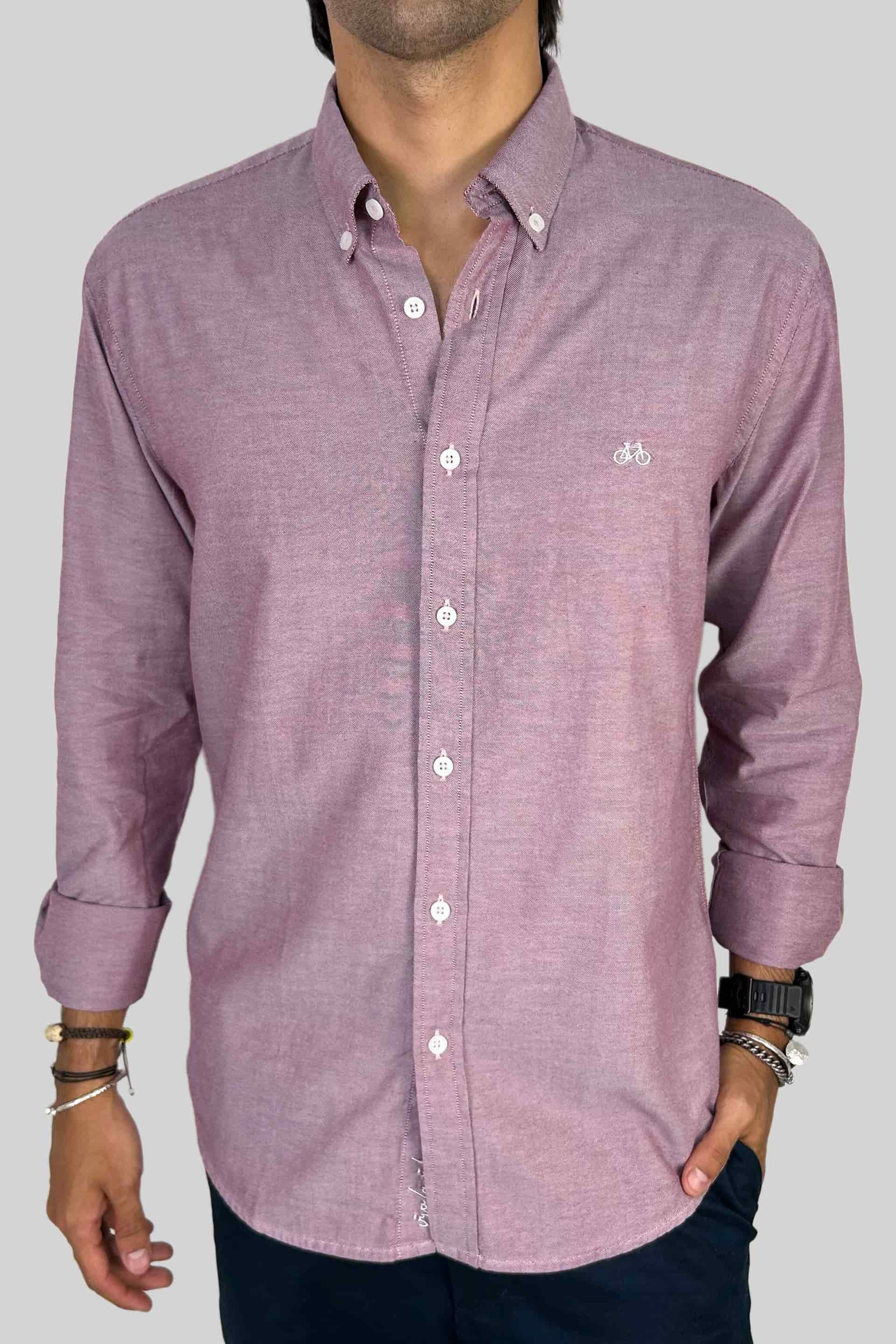CAMISA OXFORD DOTTED RED - miniatura 1