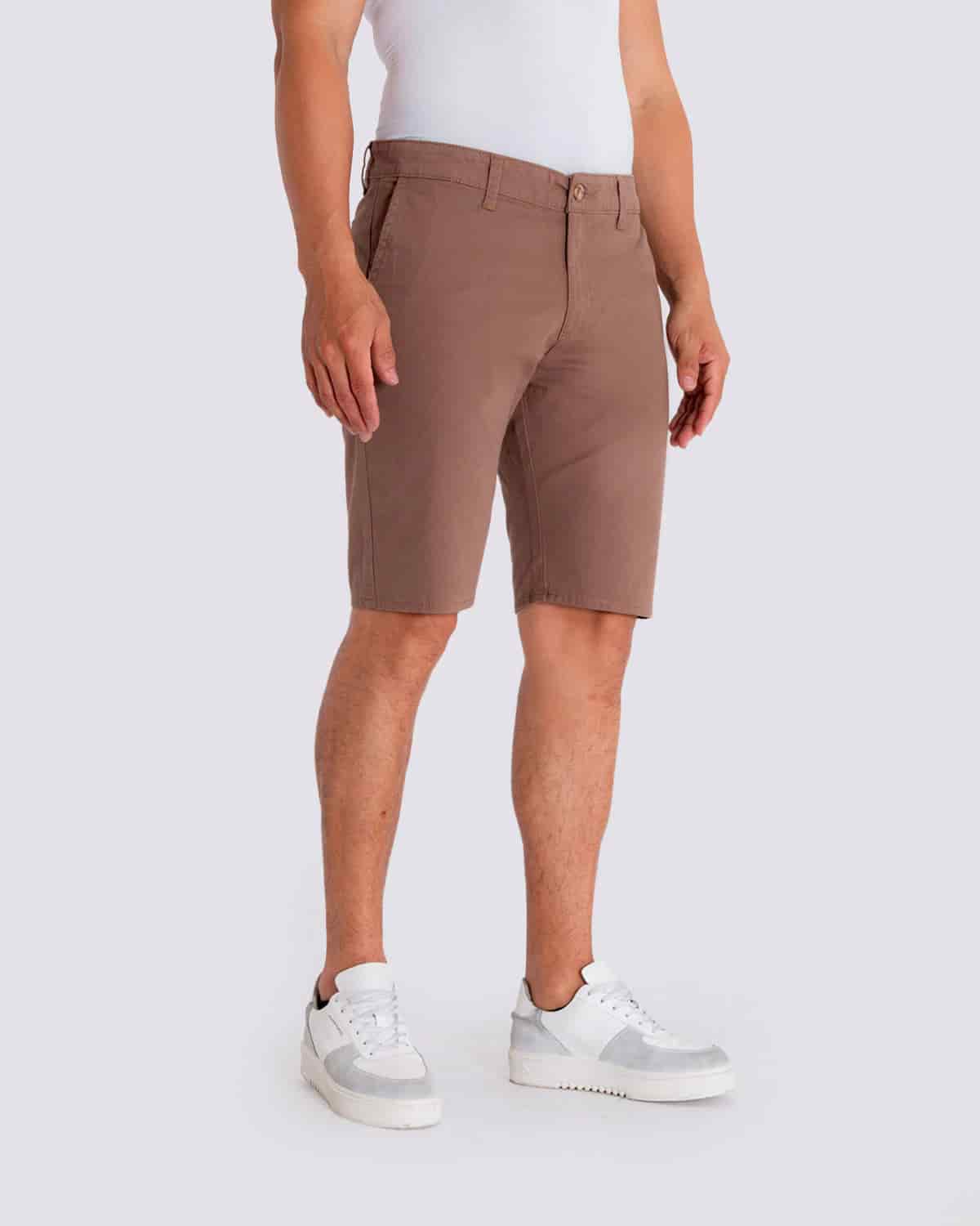 Bermuda slim cafe para hombre - miniatura 2