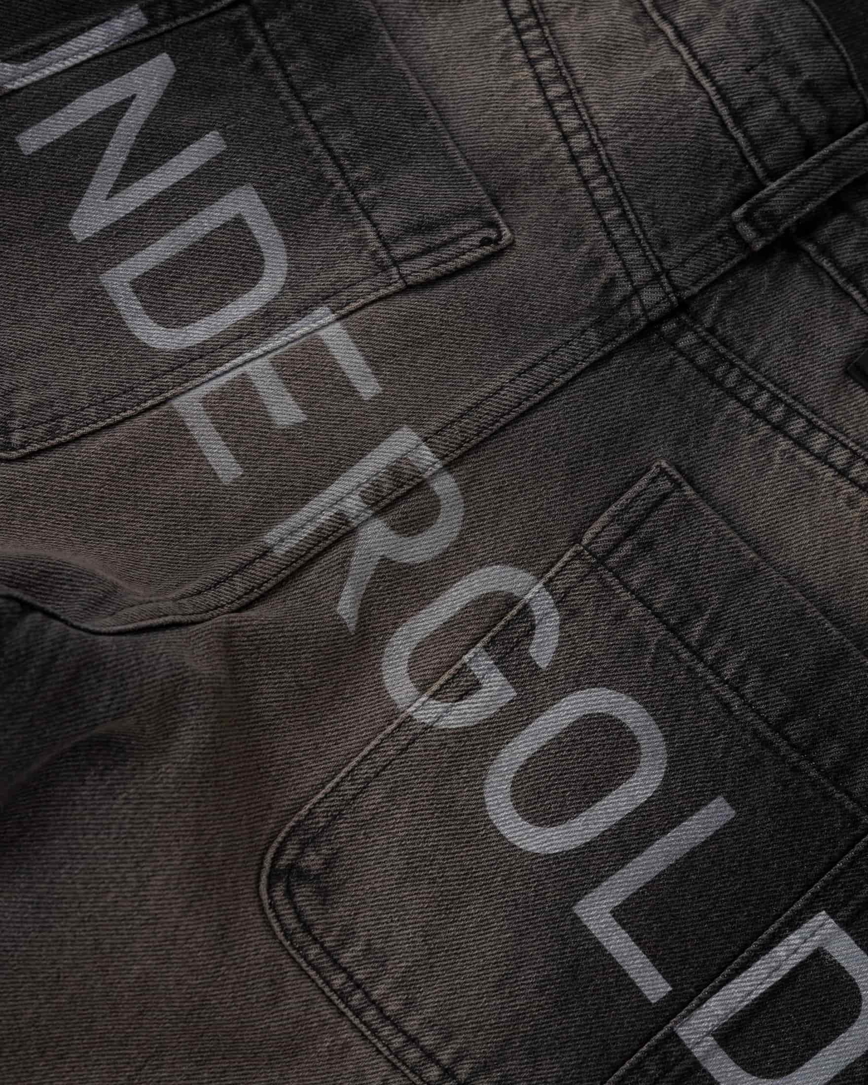 W Basics Undergold Wide Jean Dirty Black - miniatura 4