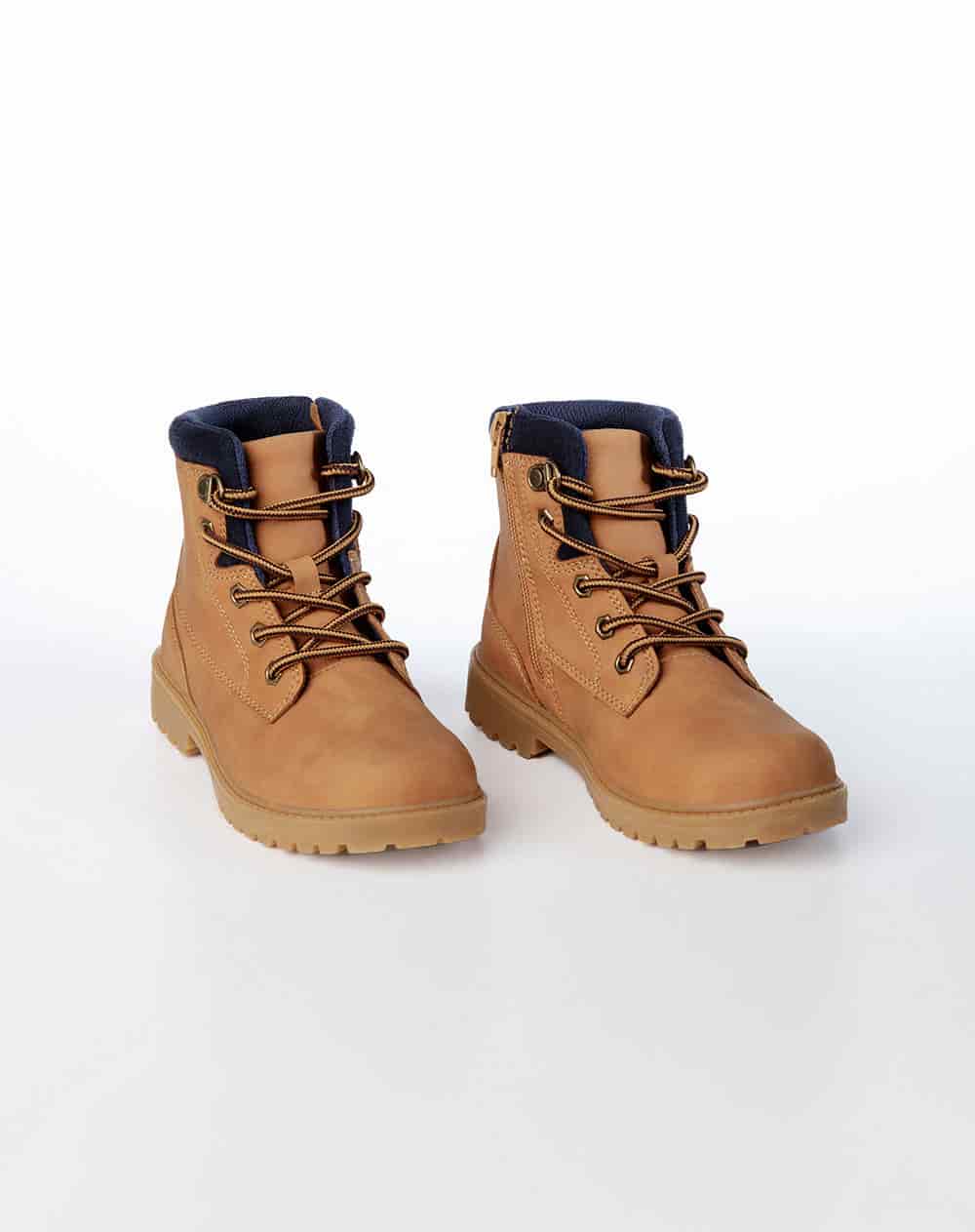 Bota tipo work boot café niño - miniatura 1