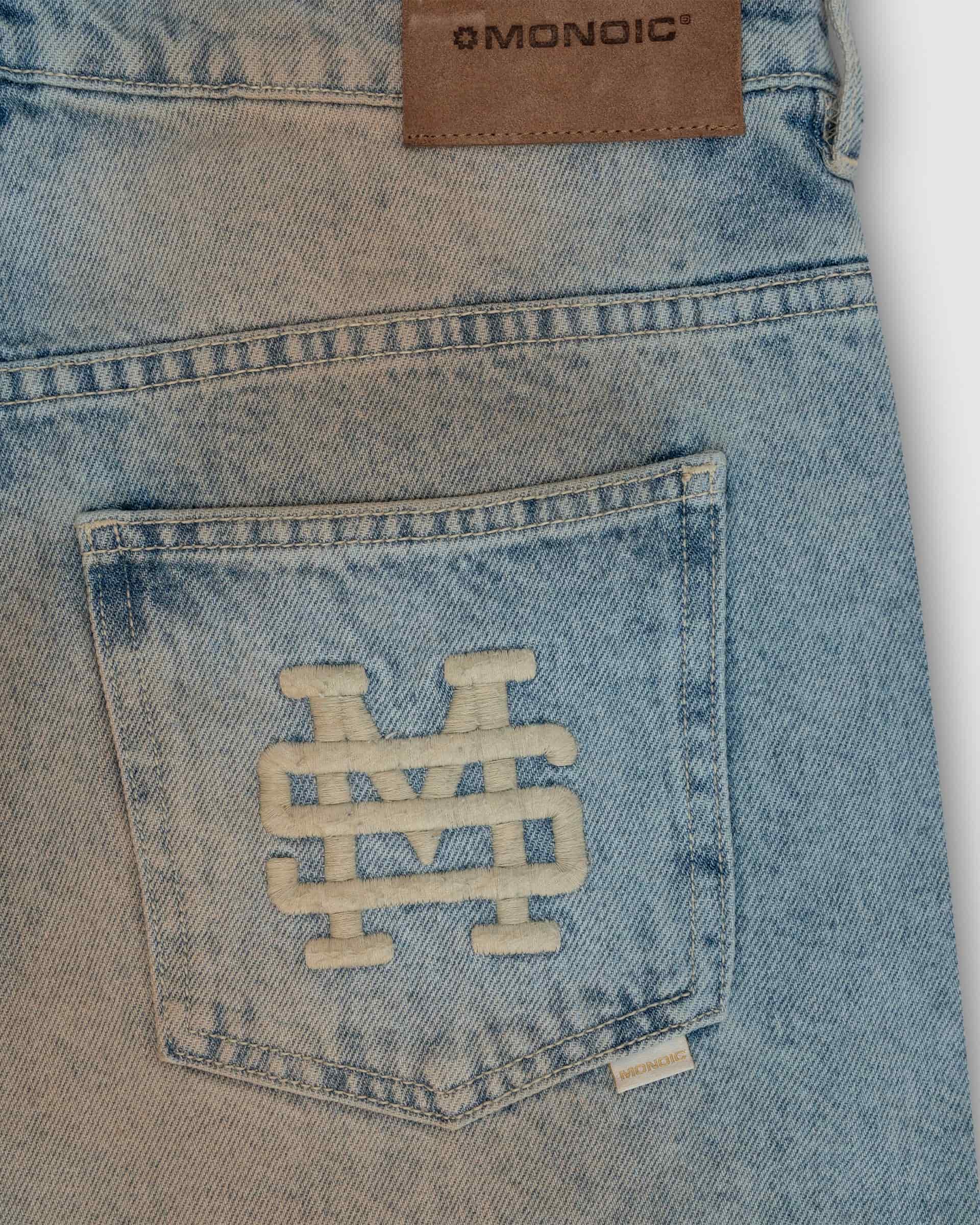 Straight Fit Rally Jeans - Dirty Blue - miniatura 6