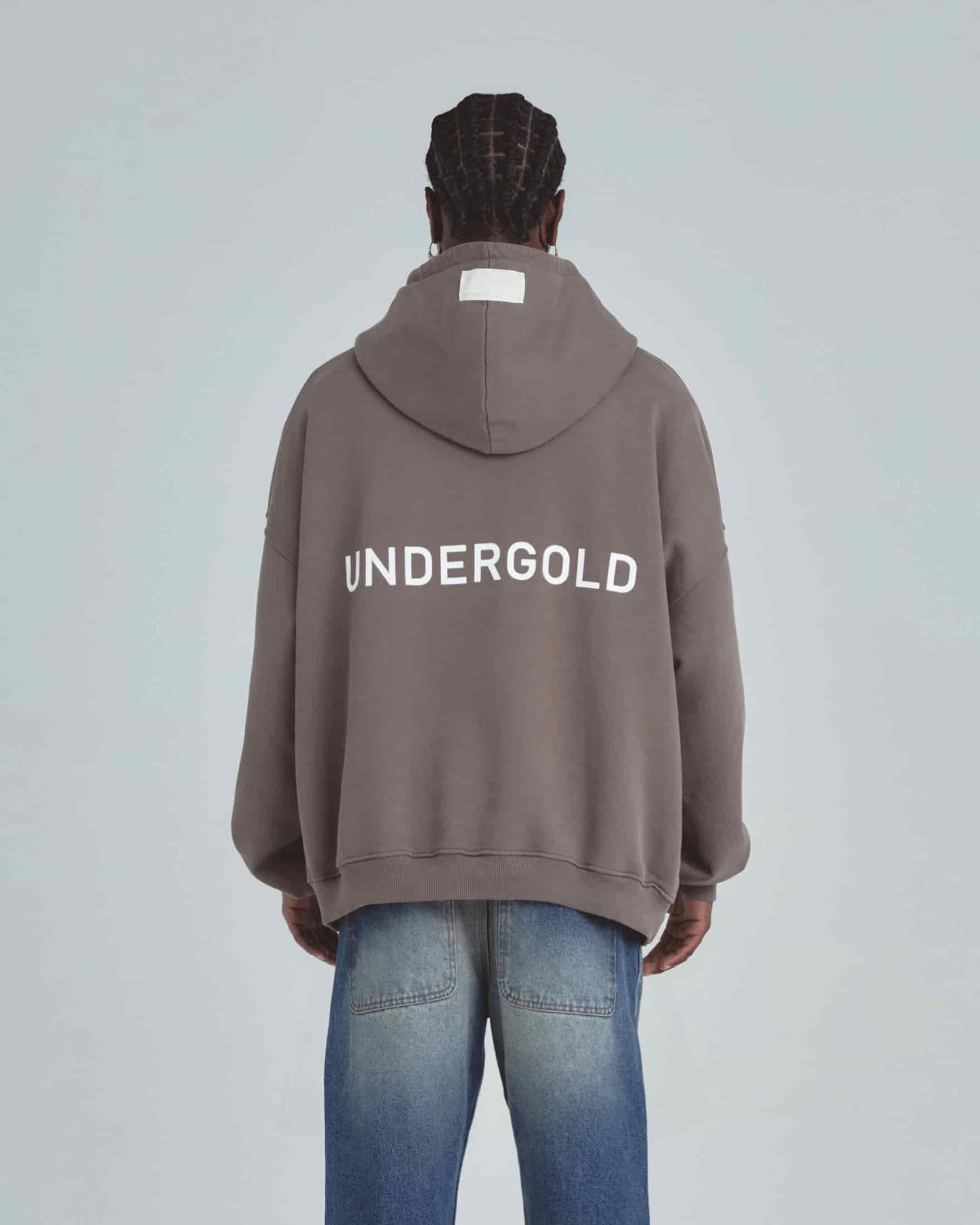 Line Basic Hoodie Brown - miniatura 7