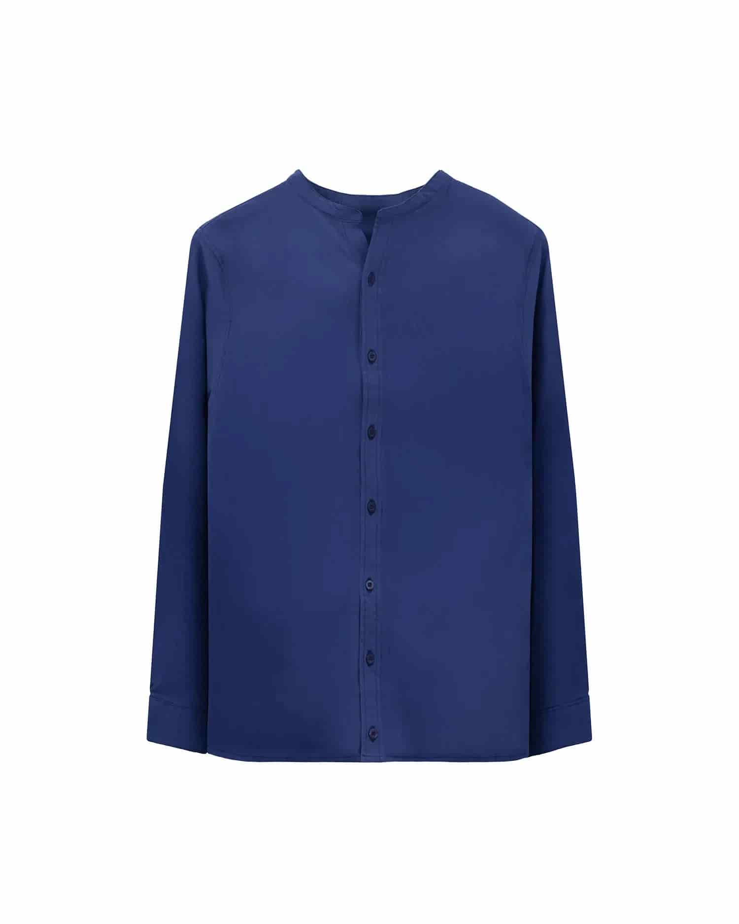 Camisa Oxford Azul Marino - miniatura 1