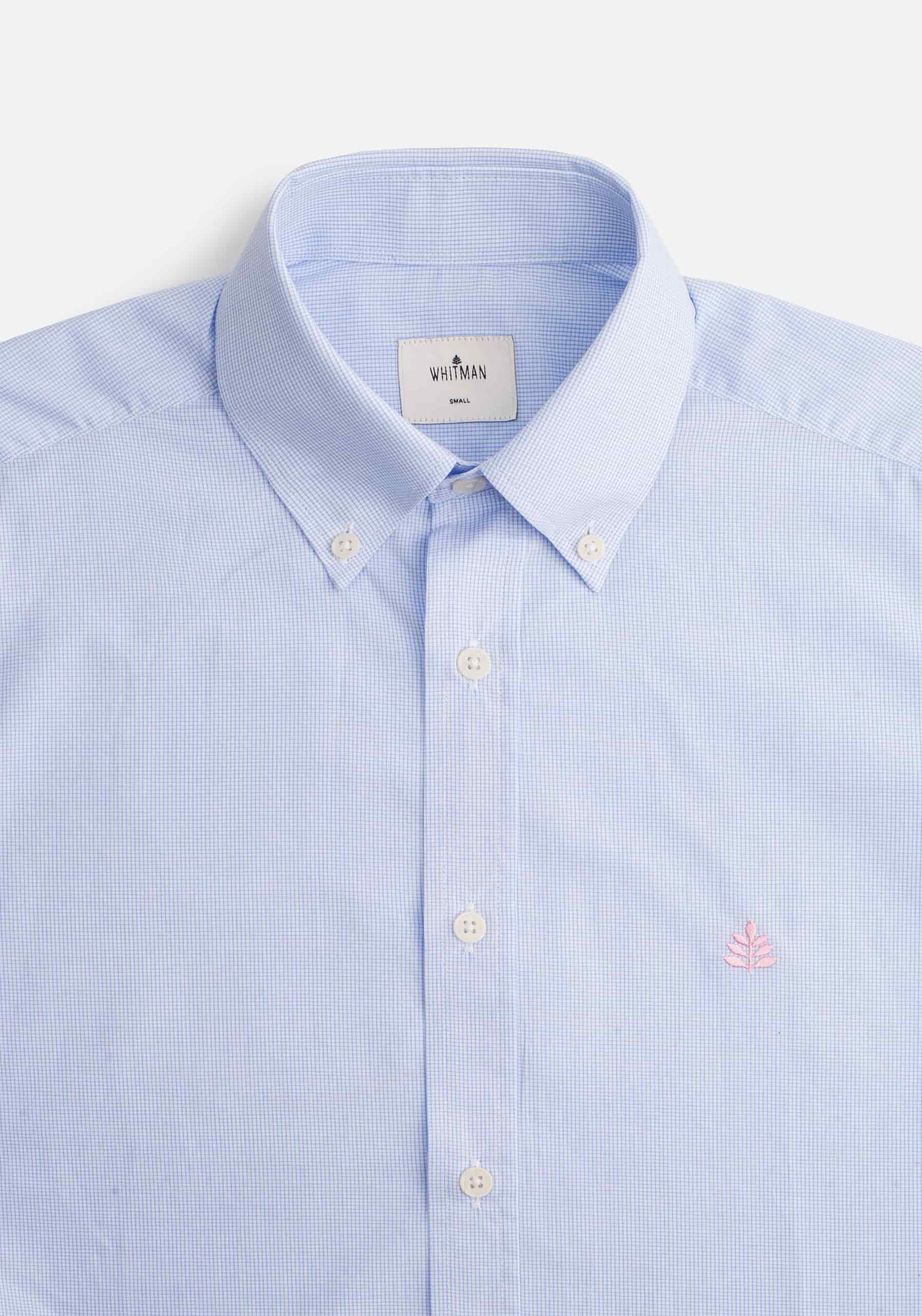 Camisa Cuadros Peq. Azul - Blanco CBD L-Ros - miniatura 3