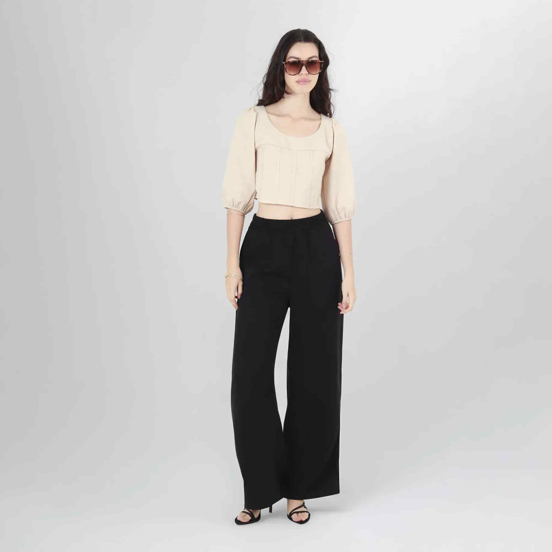 Pantalon Tiro Alto Bota Recta - miniatura 1