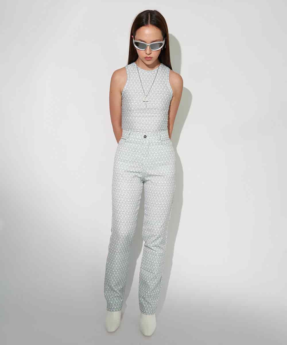 Classic Tank Top In Faux Armour - miniatura 1