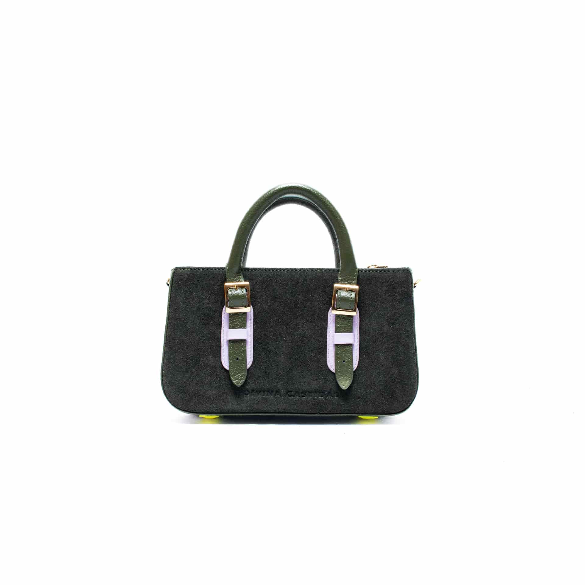 LOVELY BAG MICRO - Verde Botella x Malva - miniatura 2