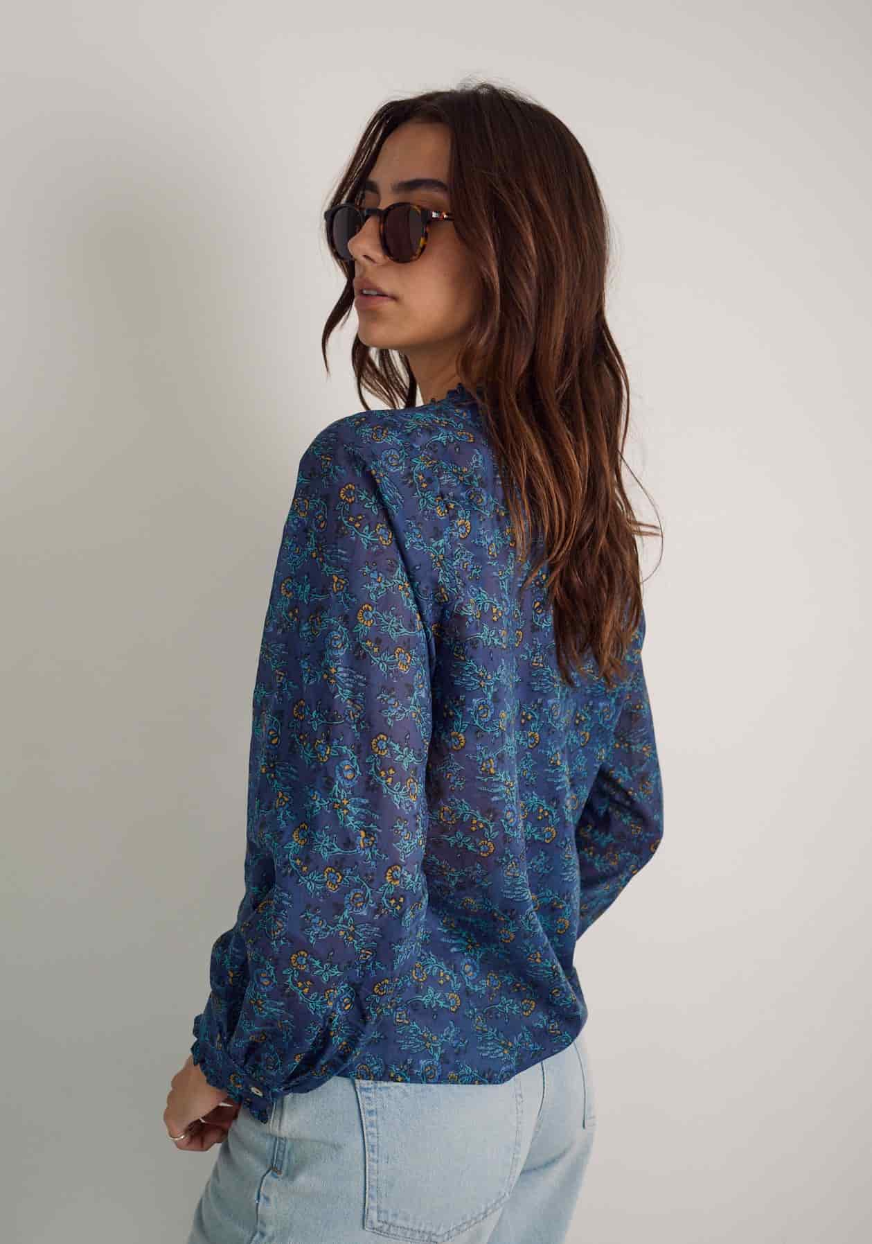 Blusa M Amelia Estampado Azul - miniatura 4