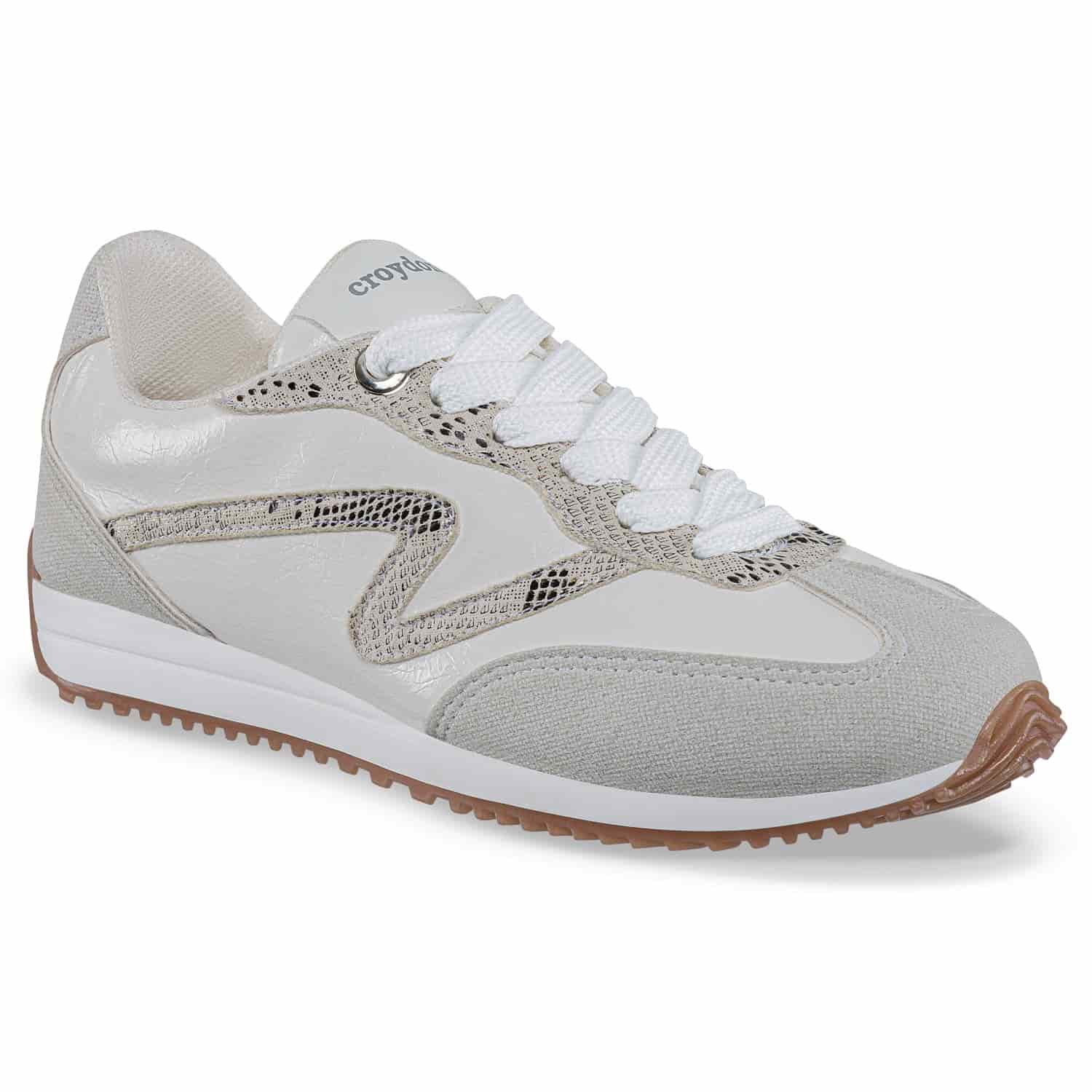 Tenis Urbanos Quimbaya Blanco-Gris Croydon Para Mujer - miniatura 1