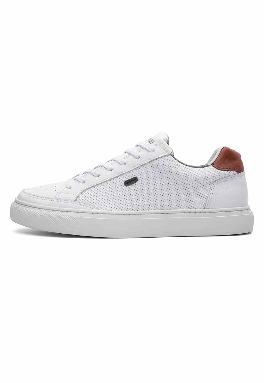 Tenis de cuero para hombre color blanco| Armori x Los Caballeros - miniatura 6