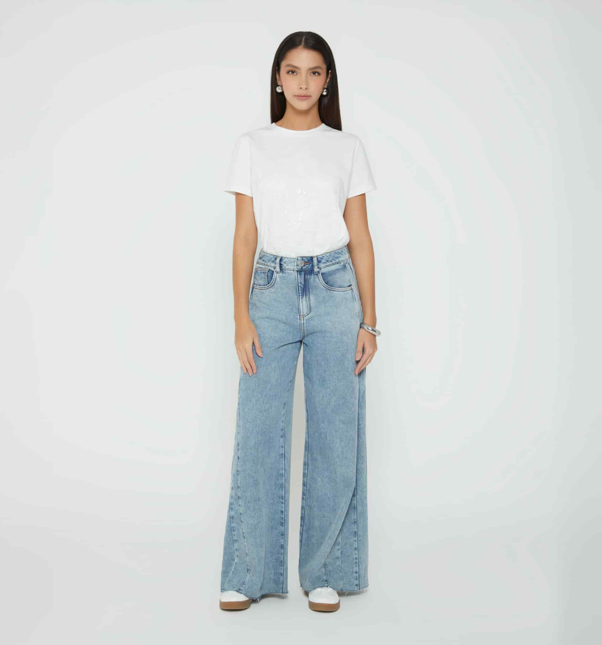 Camiseta con aplique frontal - miniatura 1
