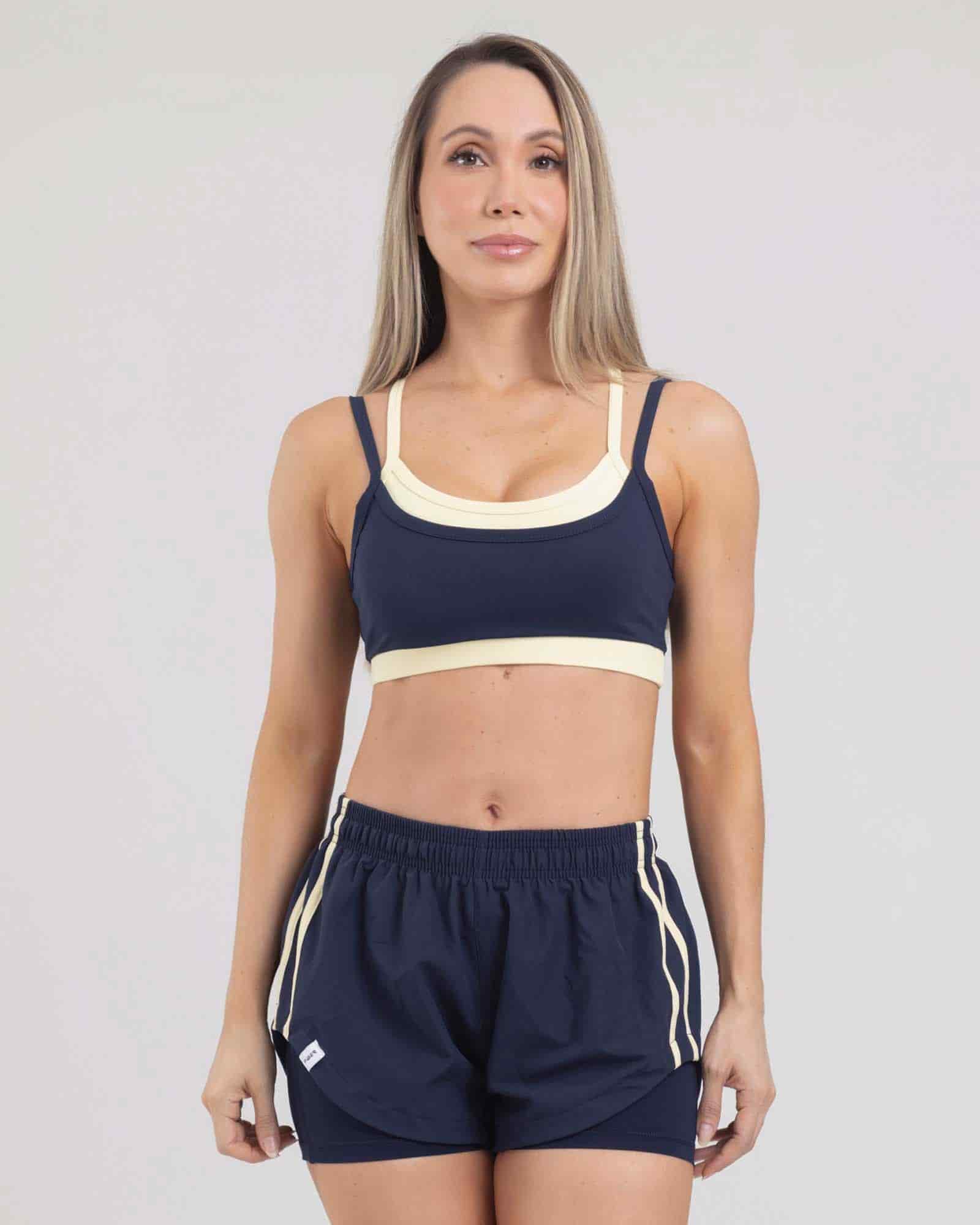 Top sisa azul navy dual glow tropi FIBER - miniatura 1