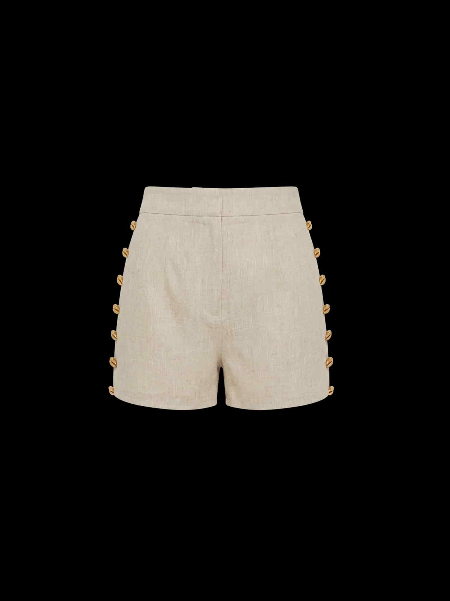 EDA SHORT BEIGE MELANGE - miniatura 1