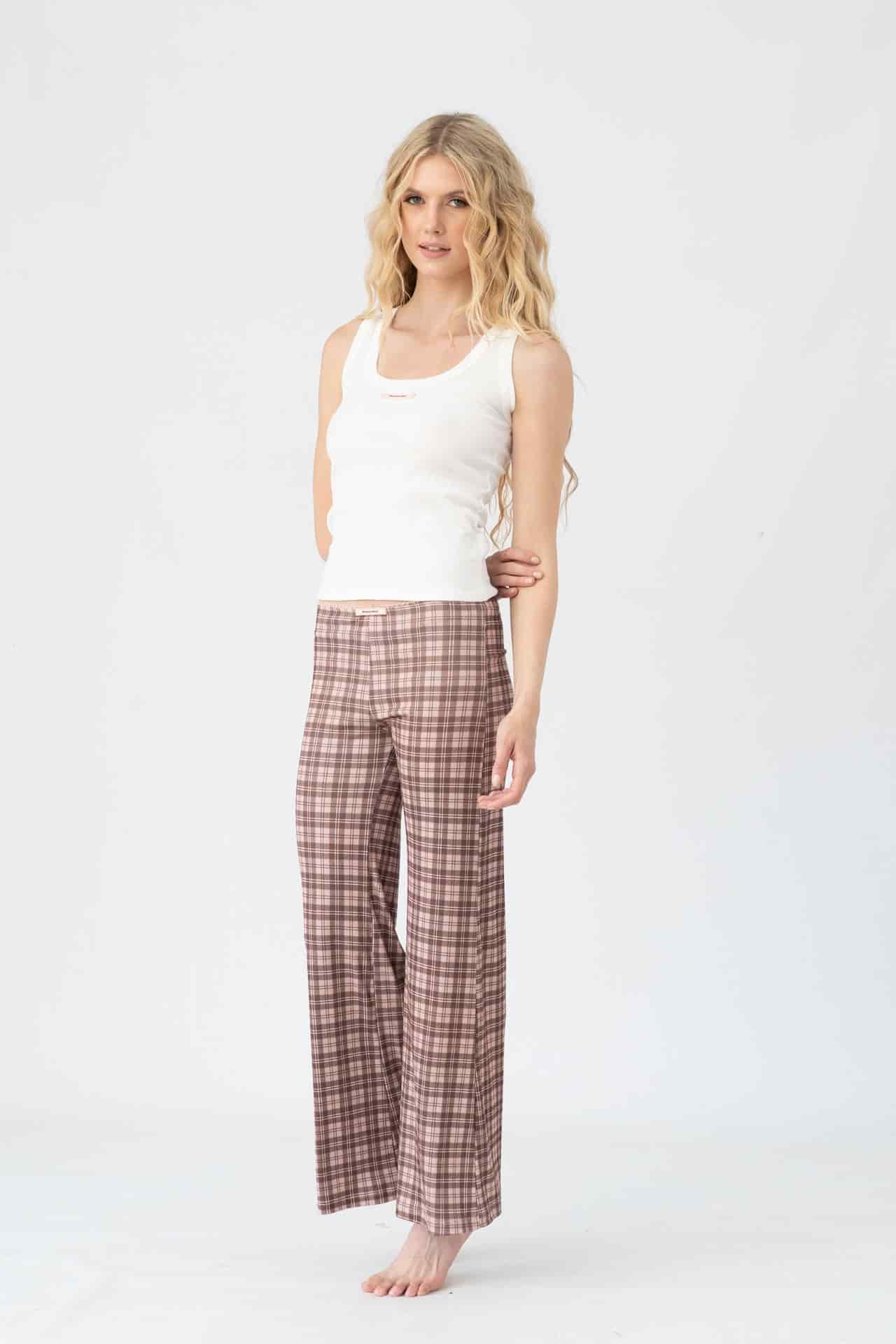 Set pantalon Los Angeles Mocha Plaid - miniatura 4