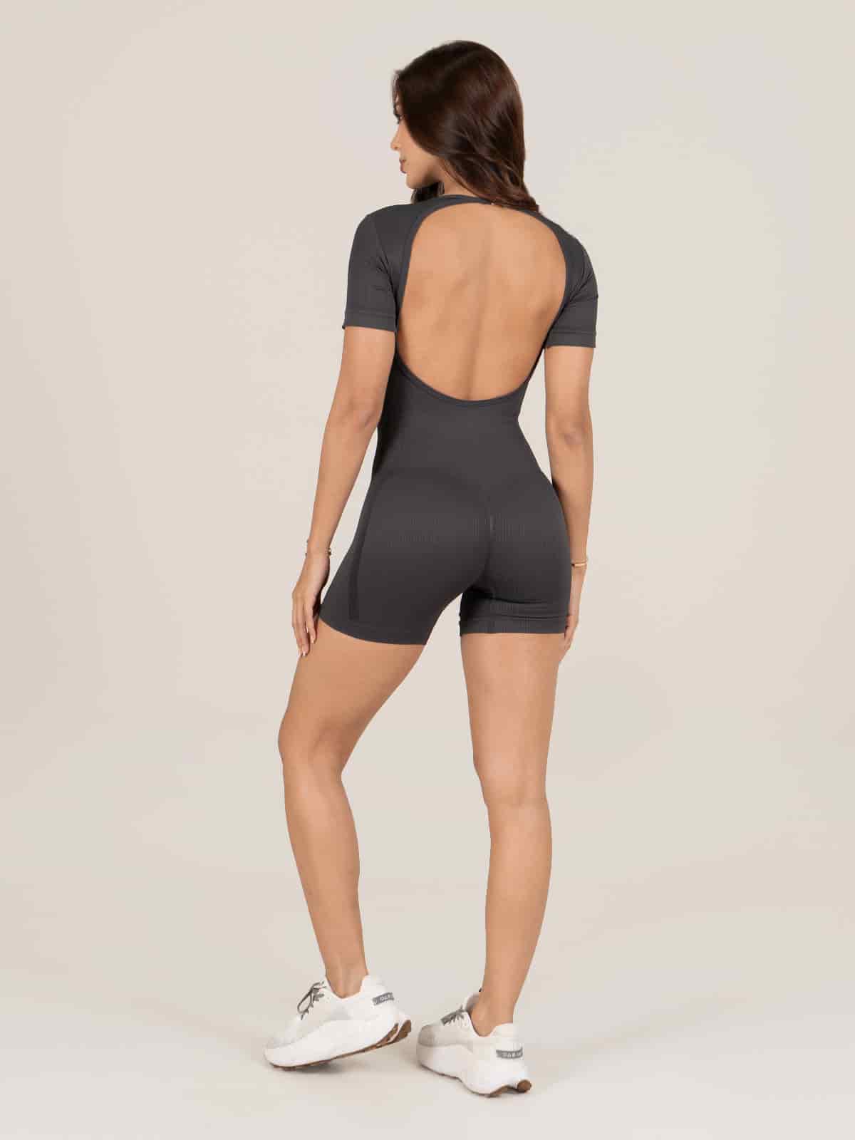 Ada Enterizo Seamless Gris Oscuro - miniatura 3