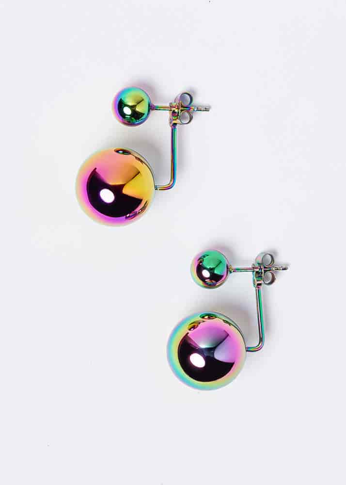 Aretes Maxi Saka Holographic - miniatura 2
