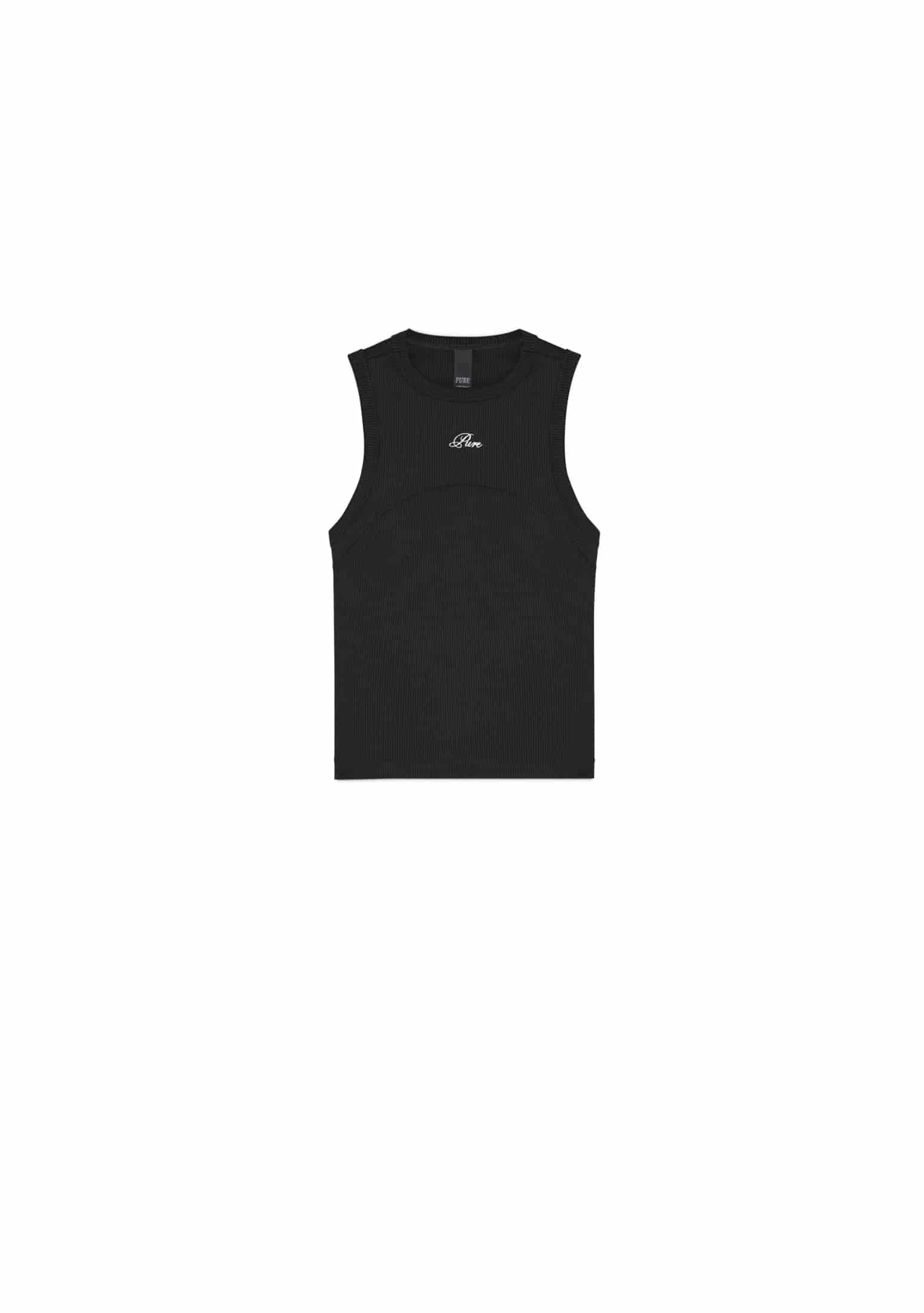Rustic black tank top - miniatura 2